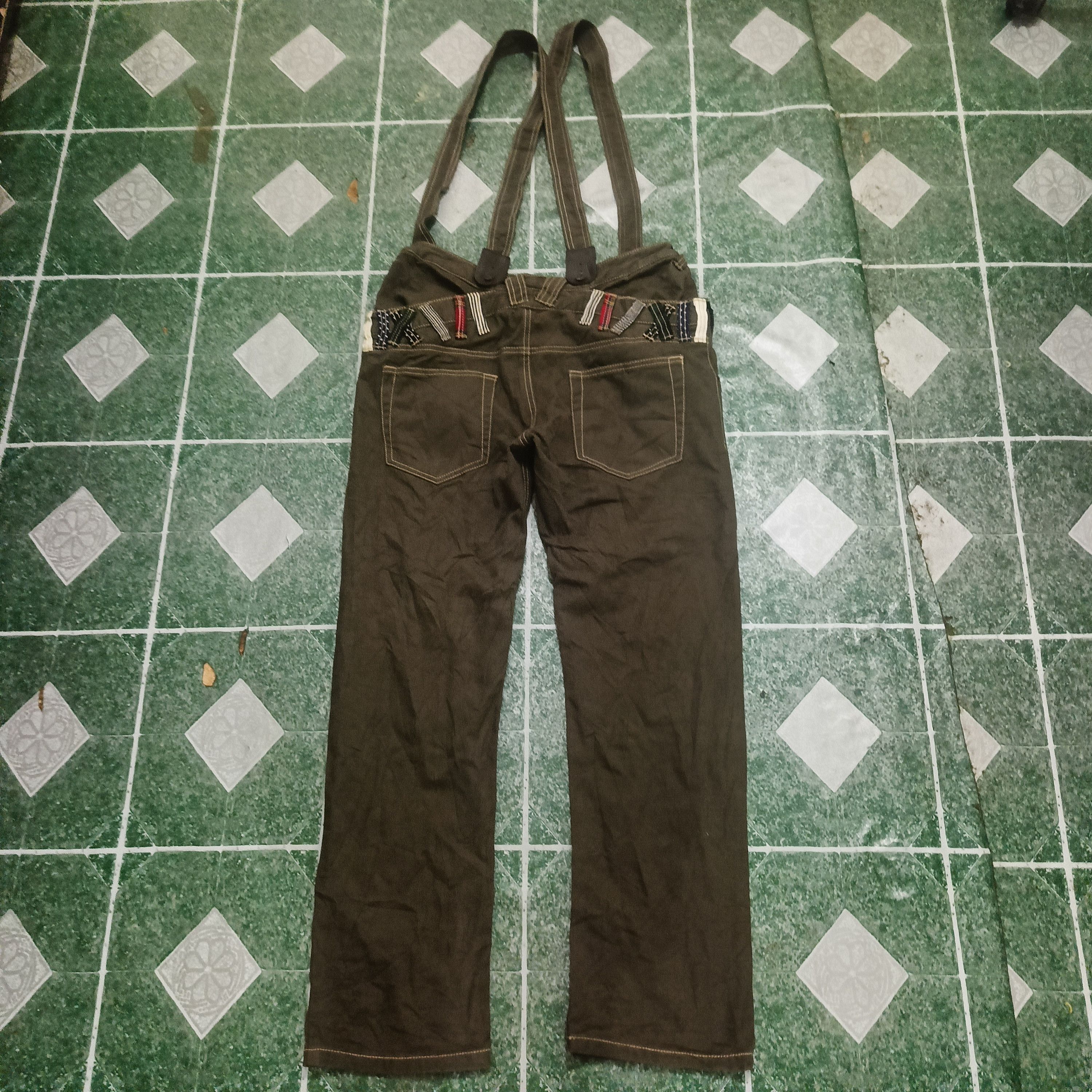 If Six Was Nine Copper Smith Double Waist Suspender Jeans Size US 31 - 7 Thumbnail