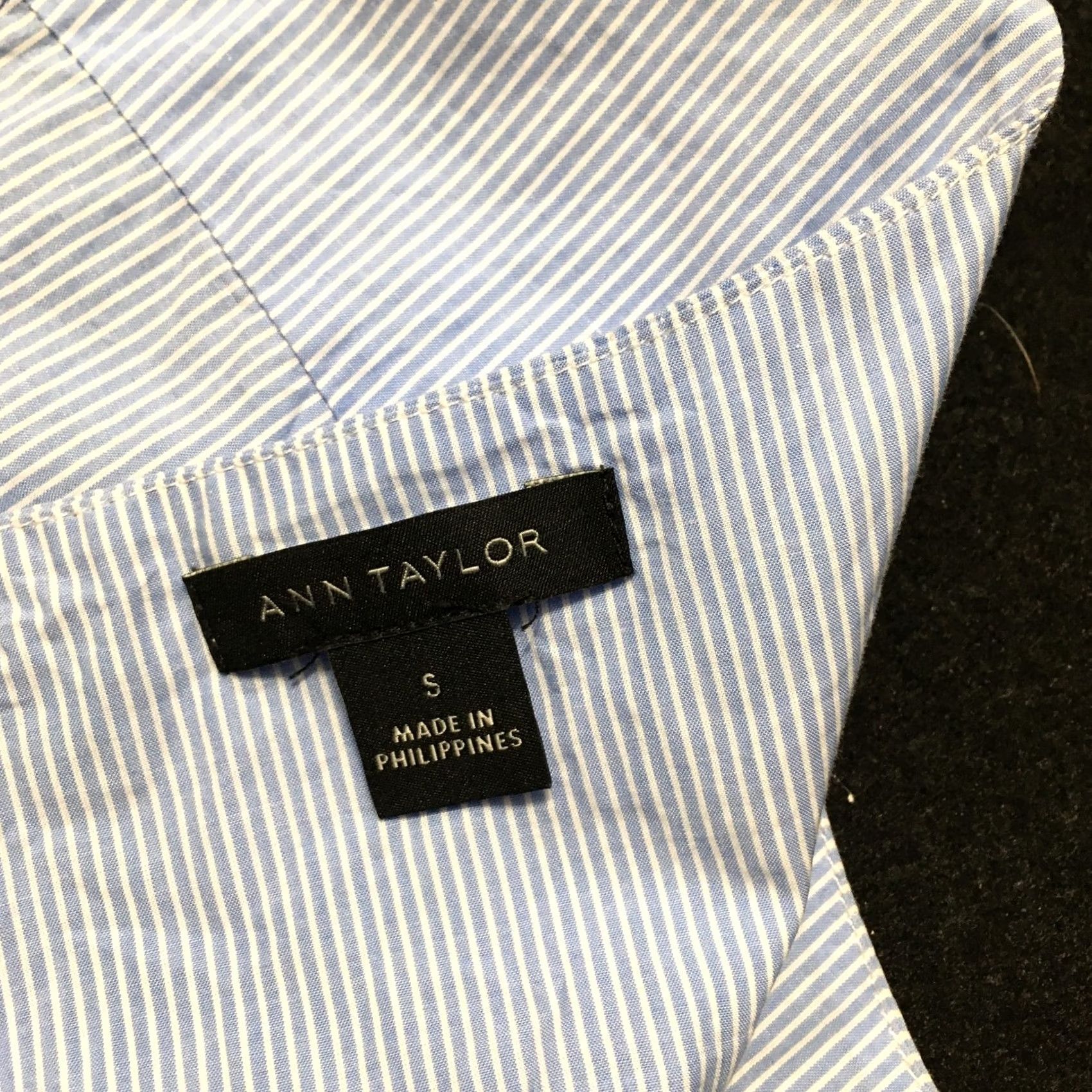 Ann Taylor Ann Taylor Loft Shirt Blue Sheer Cotton Pullover M Women Size M / US 6-8 / IT 42-44 - 6 Thumbnail
