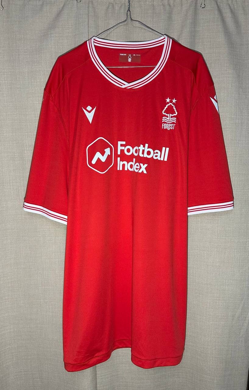 Macron NOTTINGHAM FOREST 2020 2021home Macron football shirt jersey Size US XXL / EU 58 / 5 - 1 Thumbnail