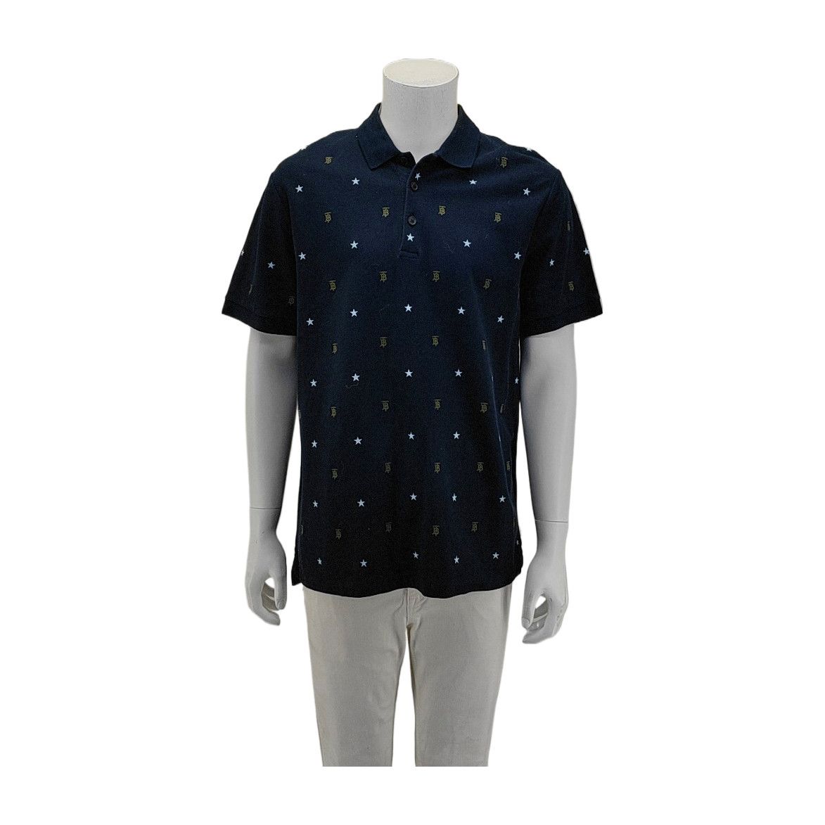 Burberry Burberry Monogram Star Embroidered Polo Shirt XL Size US XL / EU 56 / 4 - 1 Thumbnail