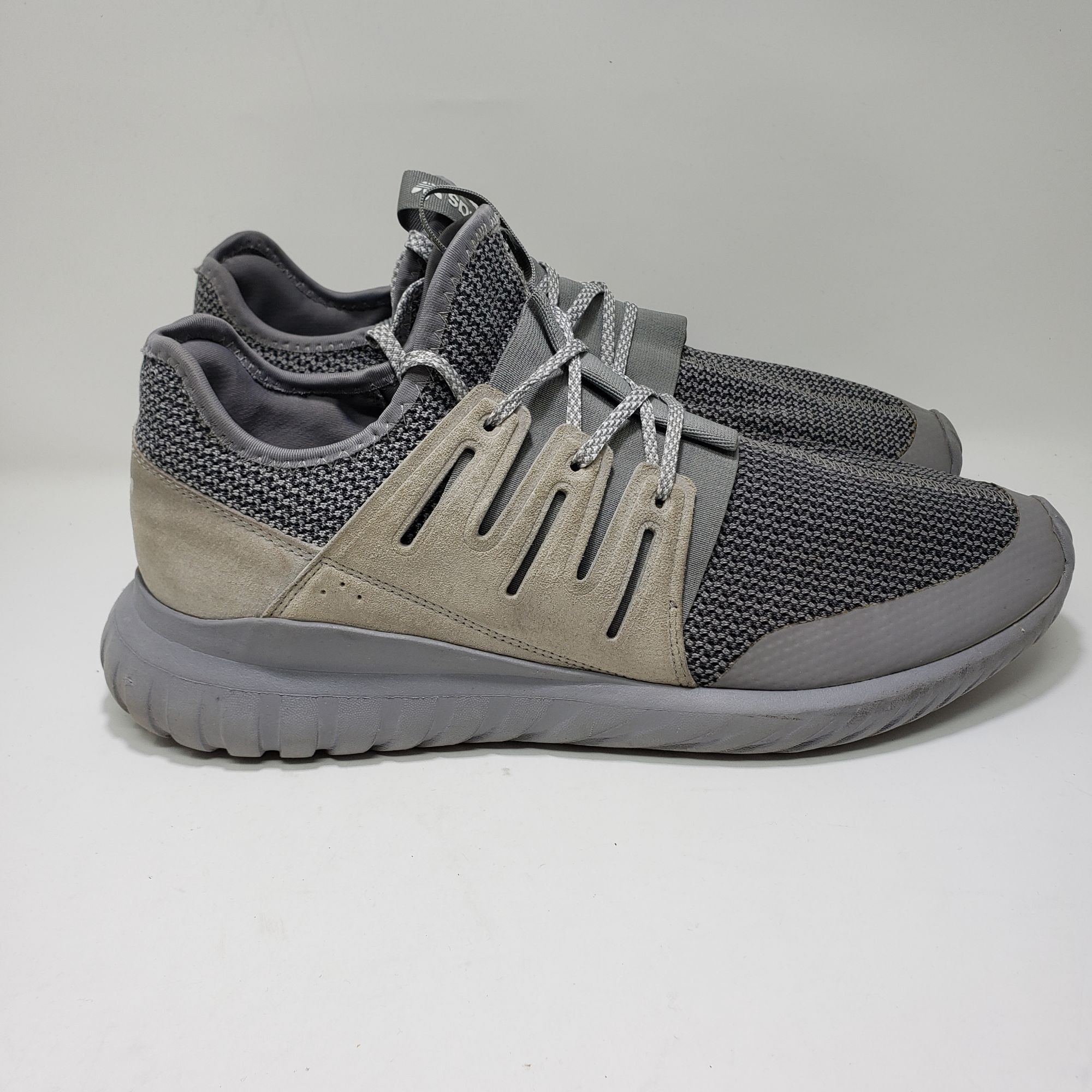 Adidas Adidas Tubular Radial Solid Grey Mens 13 Size US 13 / EU 46 - 4 Thumbnail