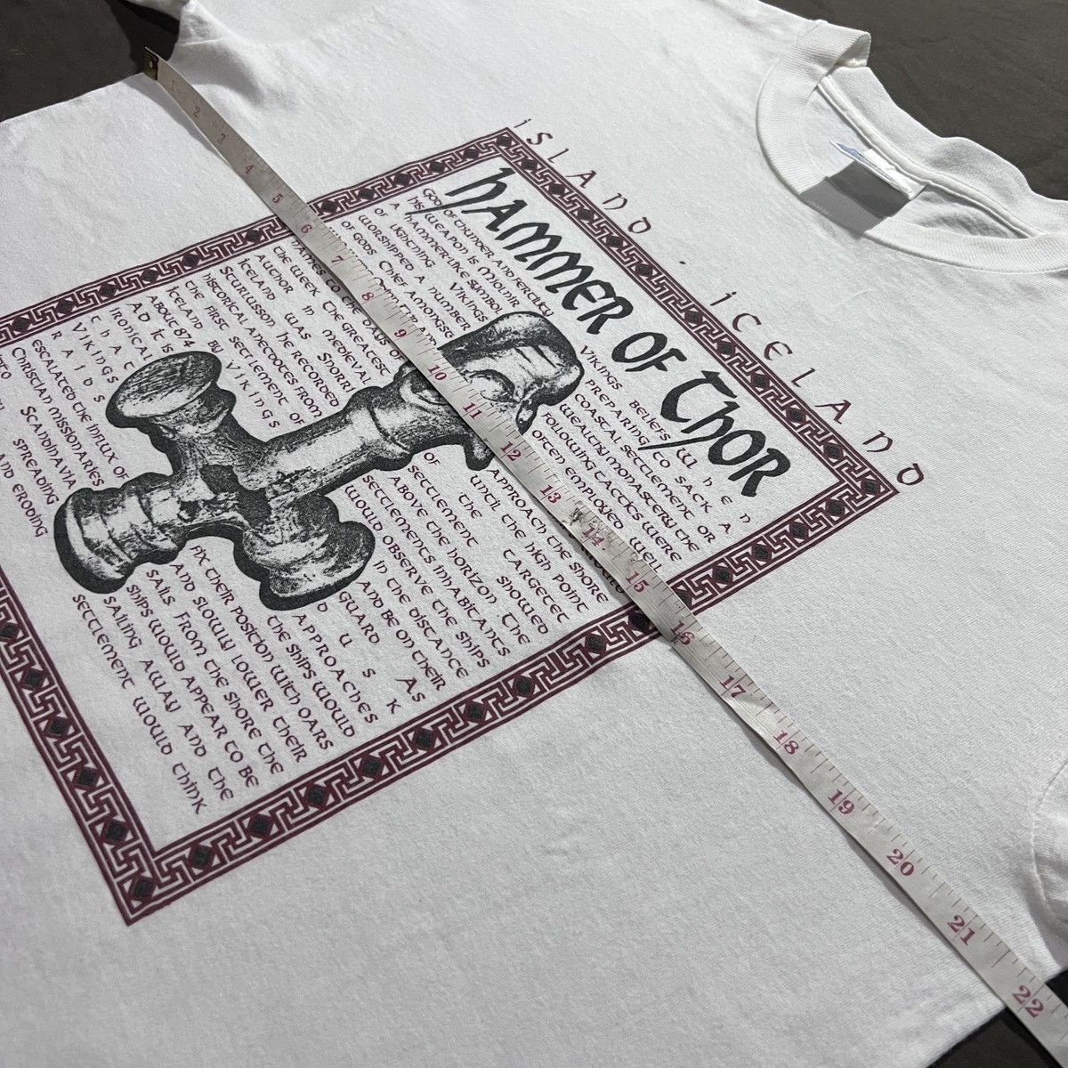 Vintage Vintage 90s Hammer of Thor God History graphic streetwear Size US L / EU 52-54 / 3 - 6 Thumbnail