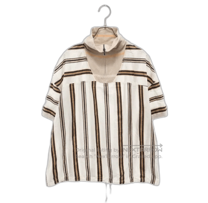 Kapital Kapital Vintage Loose High-Neck Striped T-shirt Size US M / EU 48-50 / 2 - 1 Thumbnail