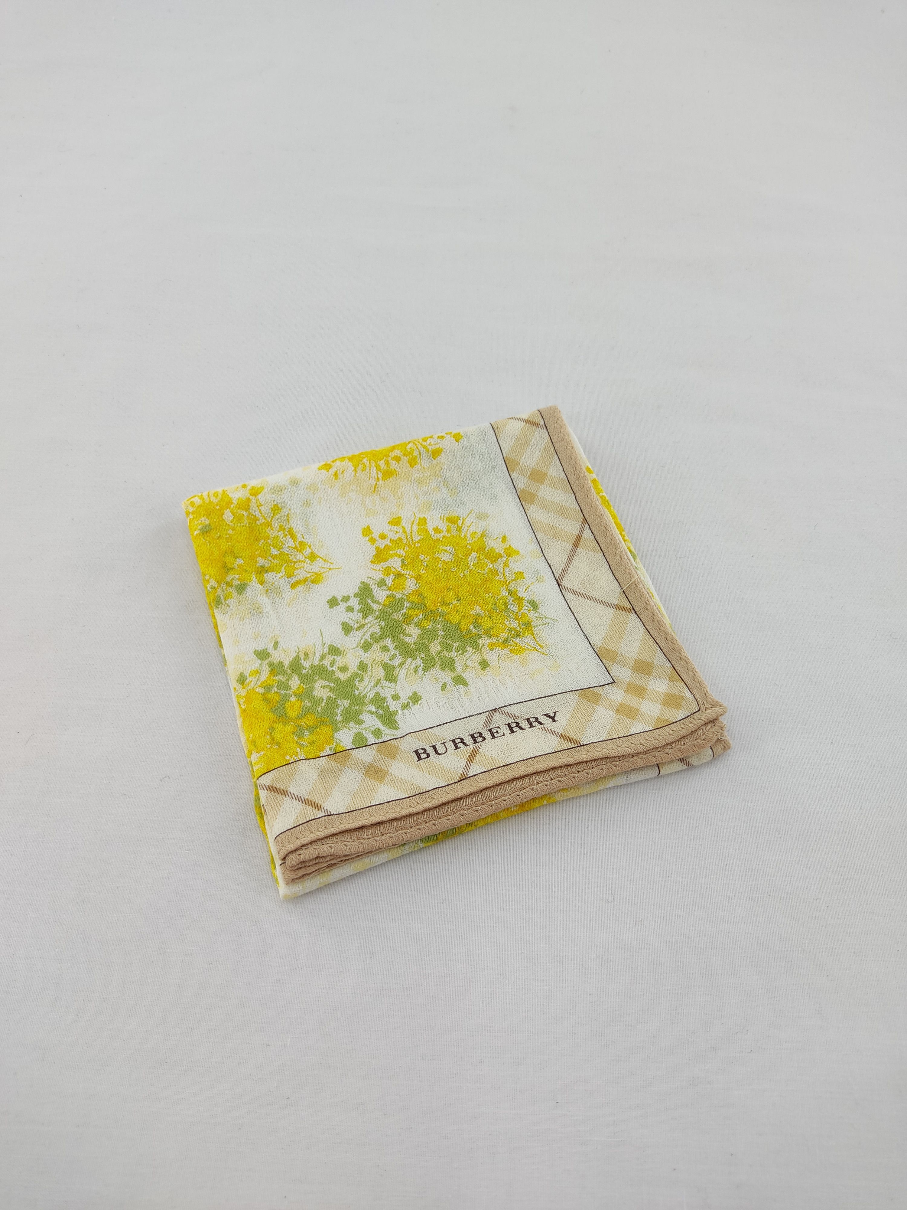 Burberry × Vintage Burberry Handkerchief / Neckwear / Bandana Size ONE SIZE - 2 Thumbnail