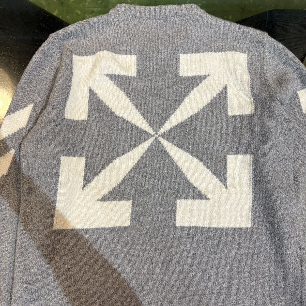 Off-White OFF WHITE LOGO KNITWEAR Size US M / EU 48-50 / 2 - 2 Thumbnail