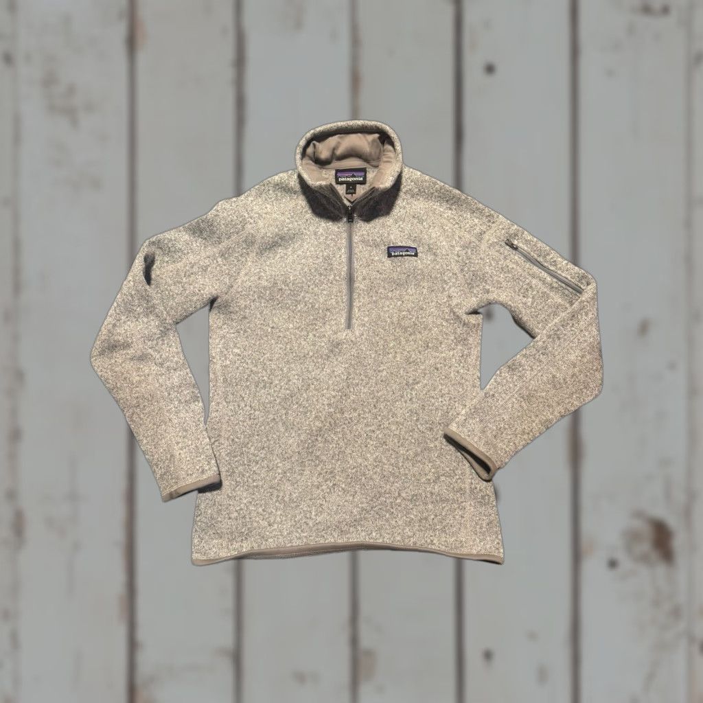 Patagonia Patagonia Better Sweater Womens Small Gray 1/4 Zip Fleece Jacket Sweatshirt EUC Size S / US 4 / IT 40 - 1 Thumbnail