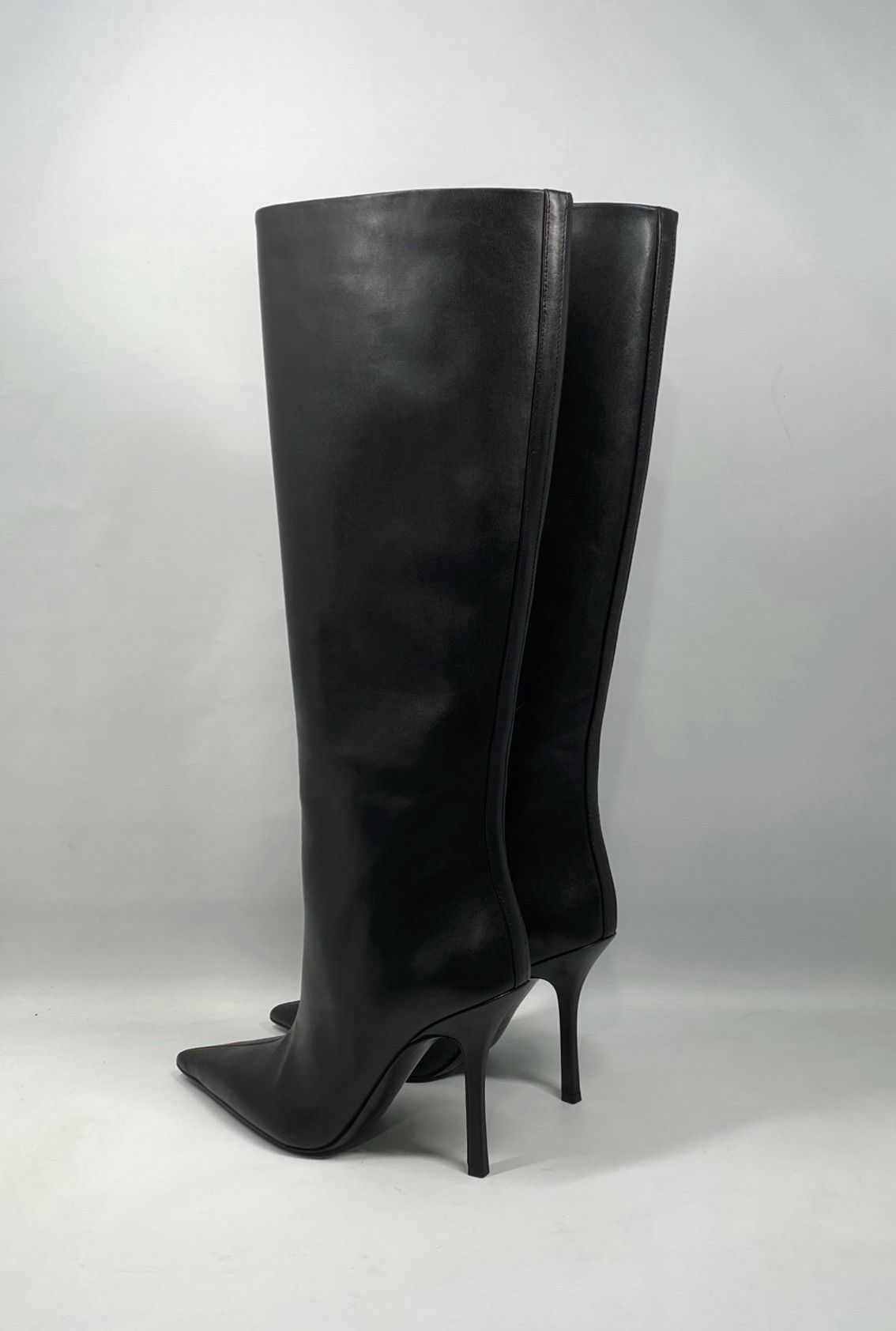 Alexander Wang Alexander Wang leather heeled knee-high boots size 36.5 Size US 6.5 / IT 36.5 - 8 Thumbnail