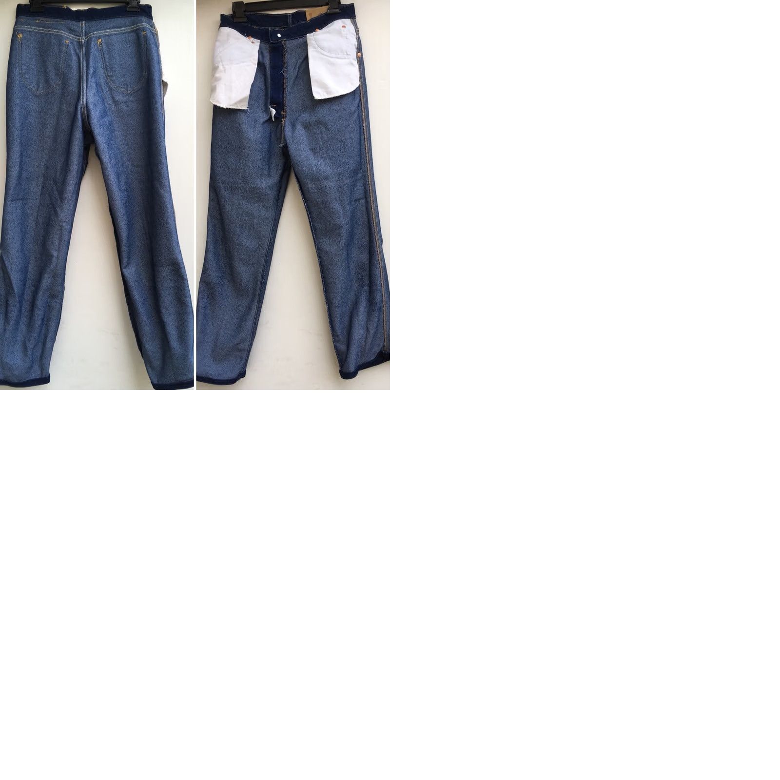 Lee VINTAGE Lee Riders Jeans High Waist US Made Sz 14 30 Waist 40 Inseam 30 Blue 1970s 1980s Mens Size 36" / US 14 / IT 50 - 9 Thumbnail