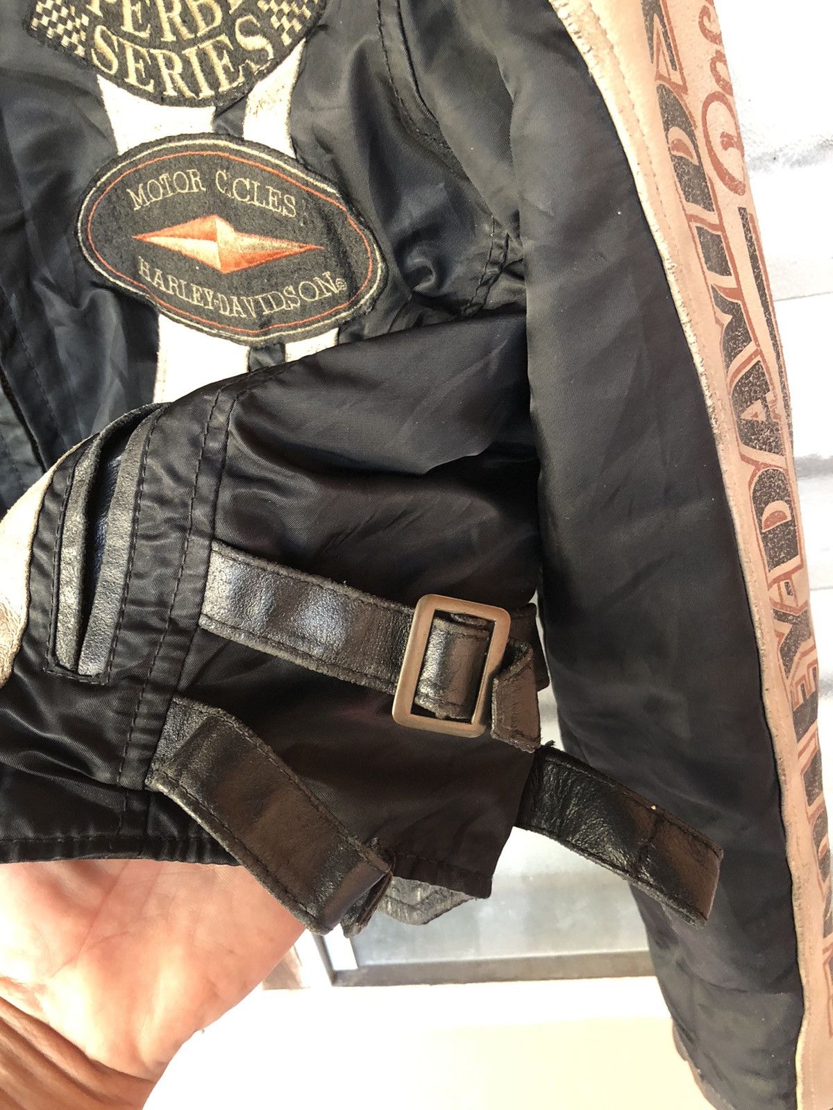 Harley Davidson Vintage Harley-Davidson Superbike Rider Leather Jacket Size US M / EU 48-50 / 2 - 11 Thumbnail