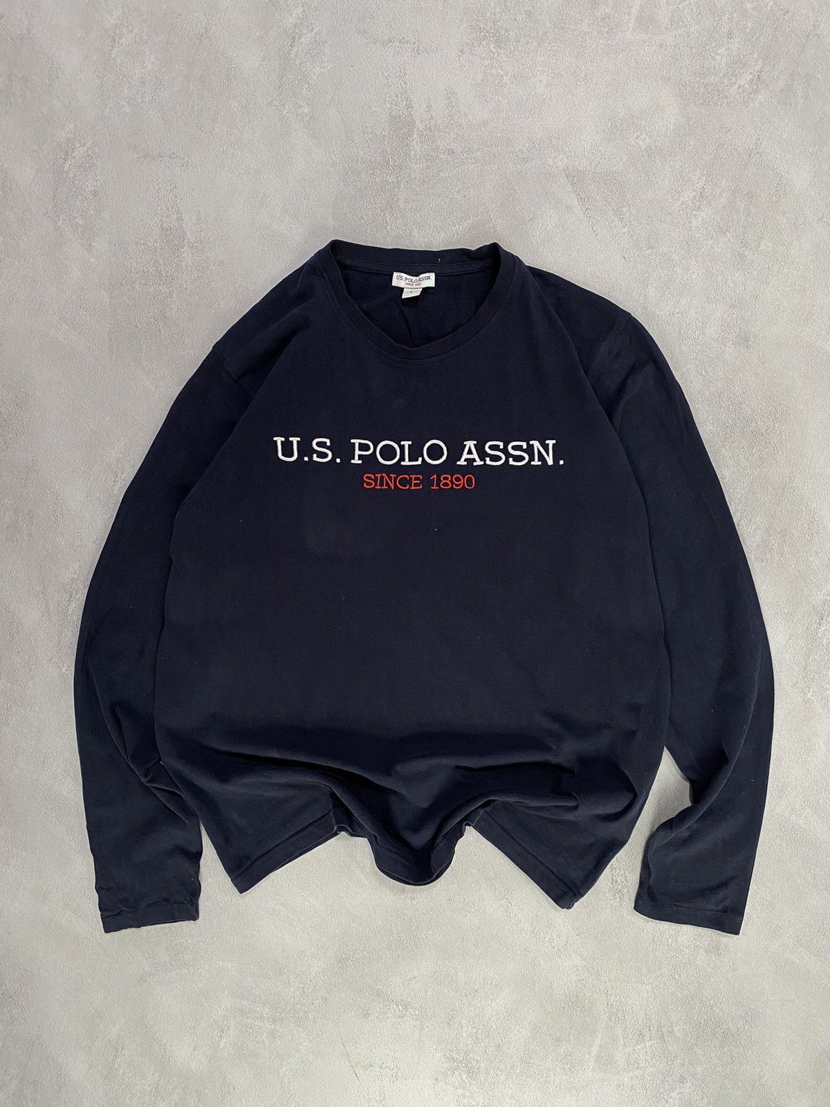 Polo Ralph Lauren 🗾 Long Sleeve U.S. Polo Assn Big Logo T Shirt Size US L / EU 52-54 / 3 - 1 Thumbnail