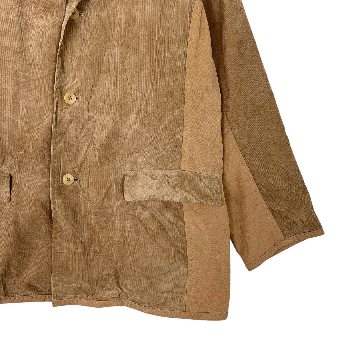 Issey Miyake 💥 HEART HAAT BY ISSEY MIYAKE HYBRID CORDUROY JACKET Size US M / EU 48-50 / 2 - 4 Thumbnail