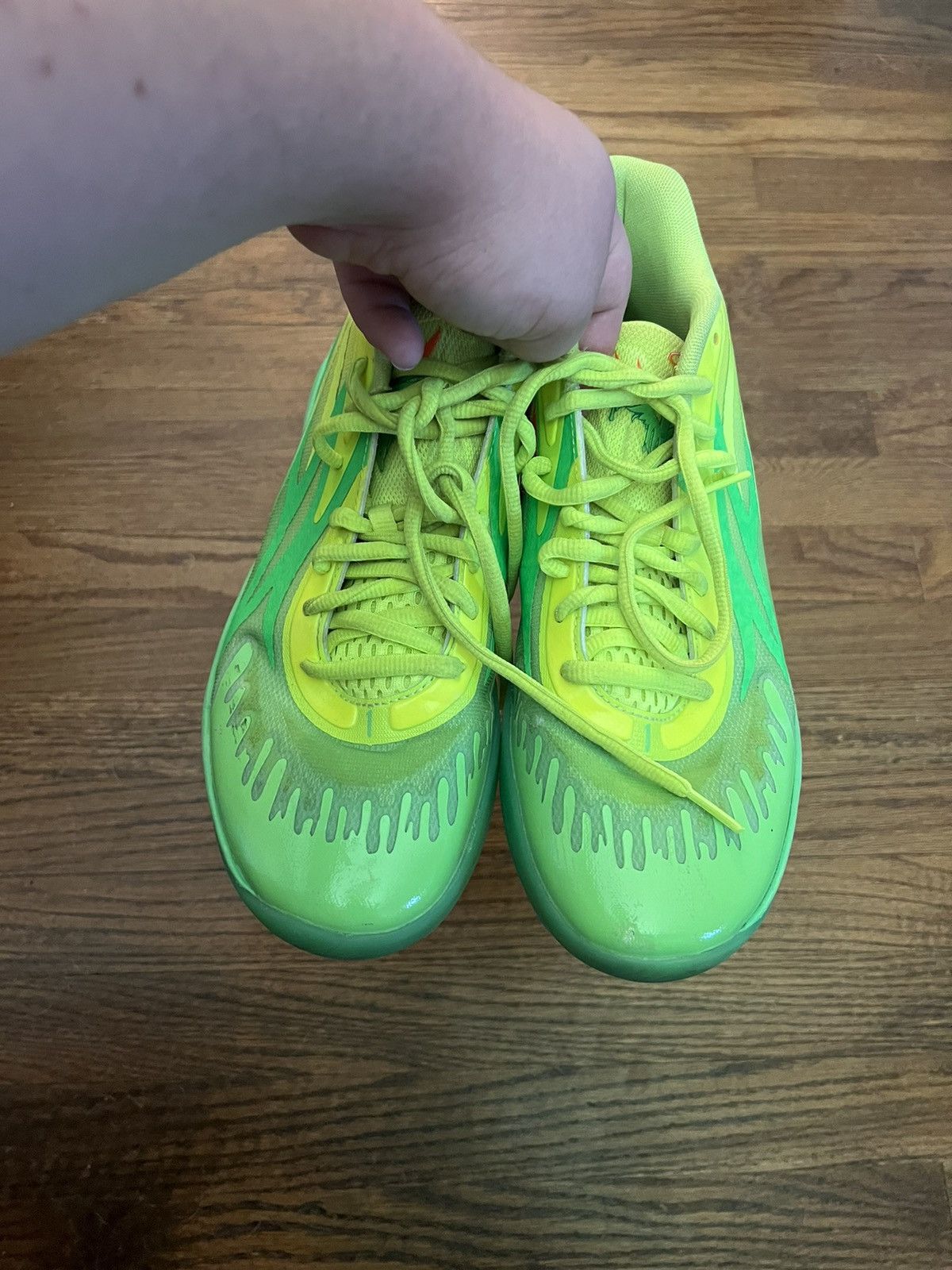 Puma Puma LeMelo Ball MB.02 Nickelodeon Slime Mens Size 10 Green Size US 10 / EU 43 - 5 Thumbnail