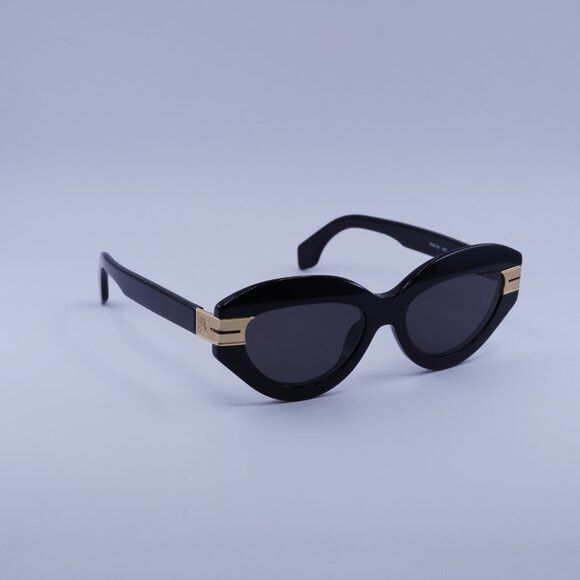 Palm Angels Palm Angels PERI10F MIRACLE 1007 Sunglasses Black Cat Eye Size ONE SIZE - 5 Thumbnail
