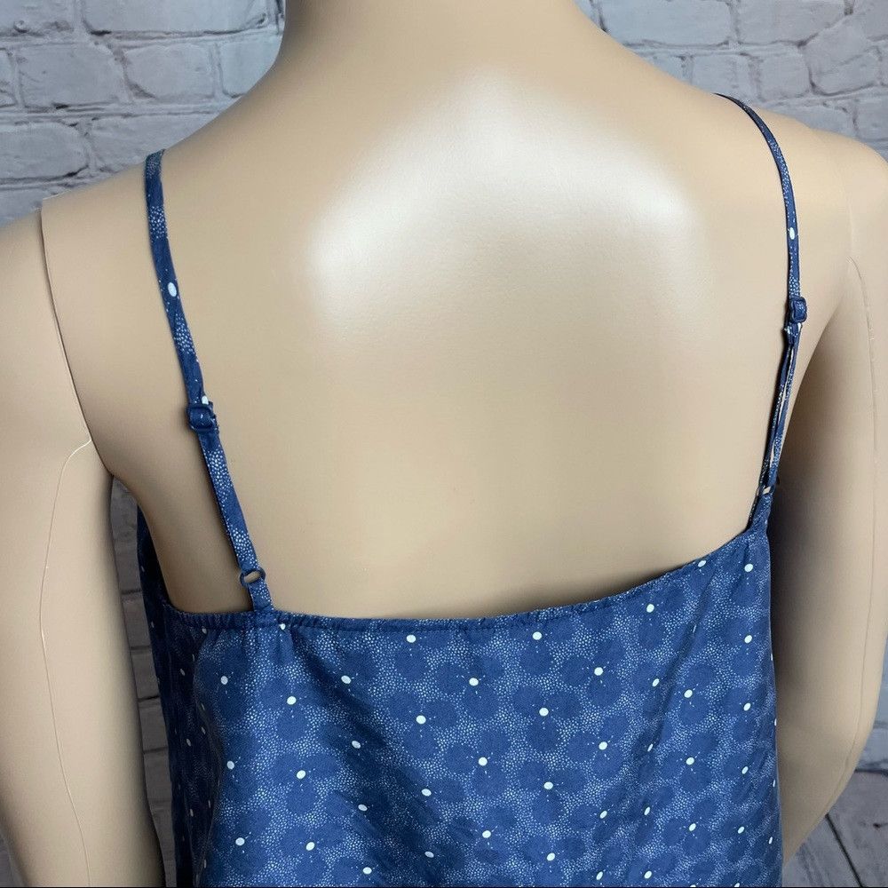 Anthropologie Anthropologie Lilka Silk Blue Floral Camisole Size XS Size XS / US 0-2 / IT 36-38 - 4 Thumbnail