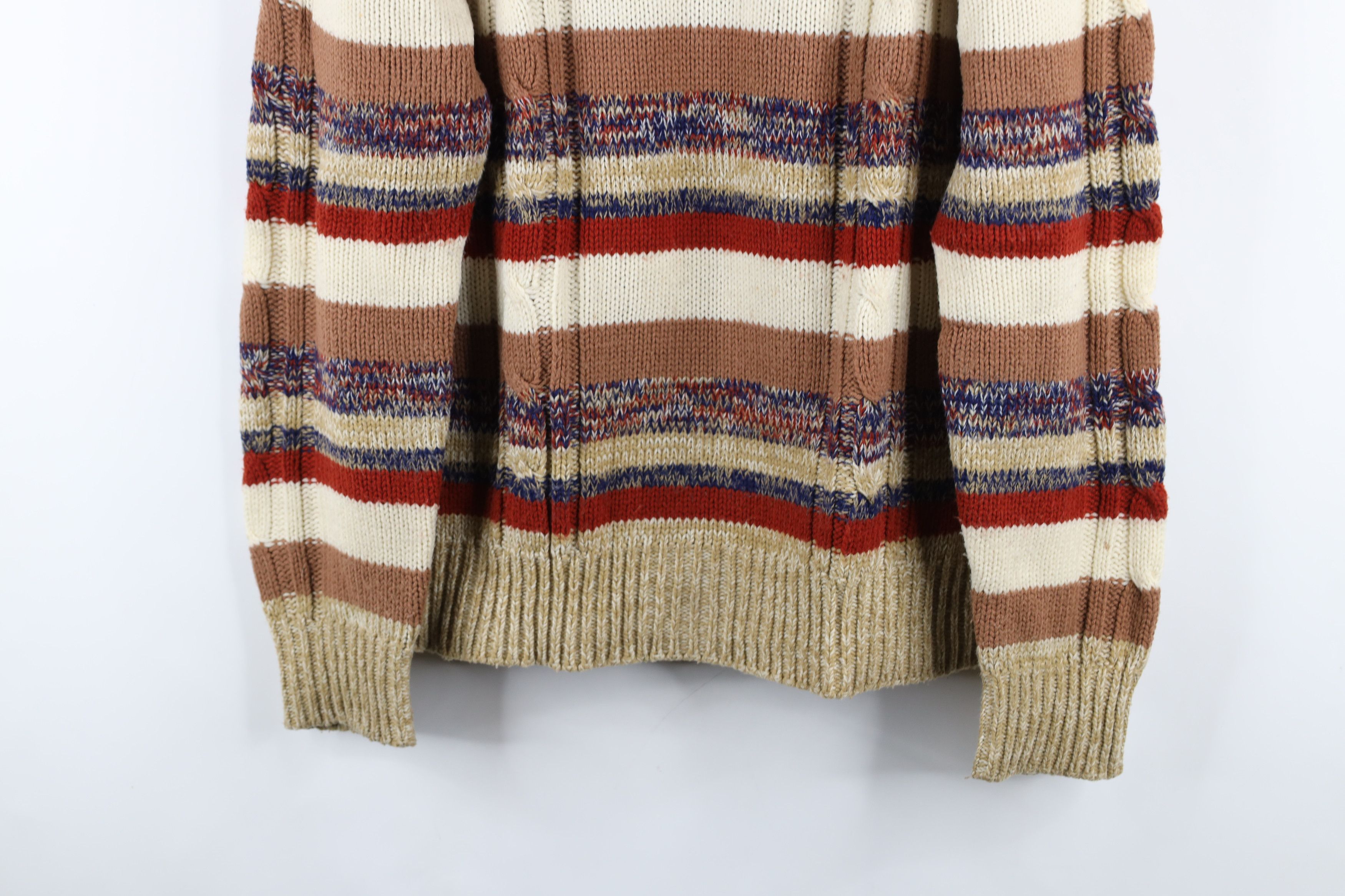 Vintage Vintage 70s Mid Century Modern MCM Cable Knit Sweater USA Size US M / EU 48-50 / 2 - 3 Thumbnail