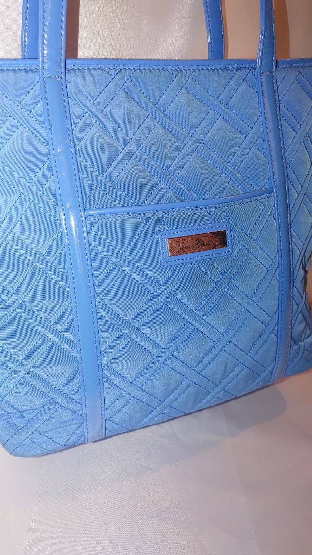 Vera Bradley Vera Bradley Ultralight Small Trimmed Tote in Coastal Blue Size ONE SIZE - 4 Thumbnail