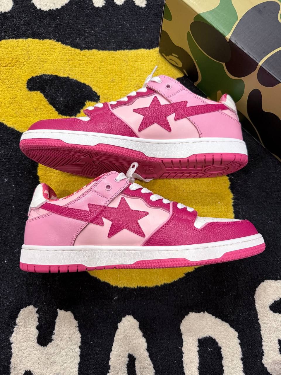 Bape Bape SK8 Sta ABC Camo Pink (2022) US13 Size US 13 / EU 46 - 3 Thumbnail