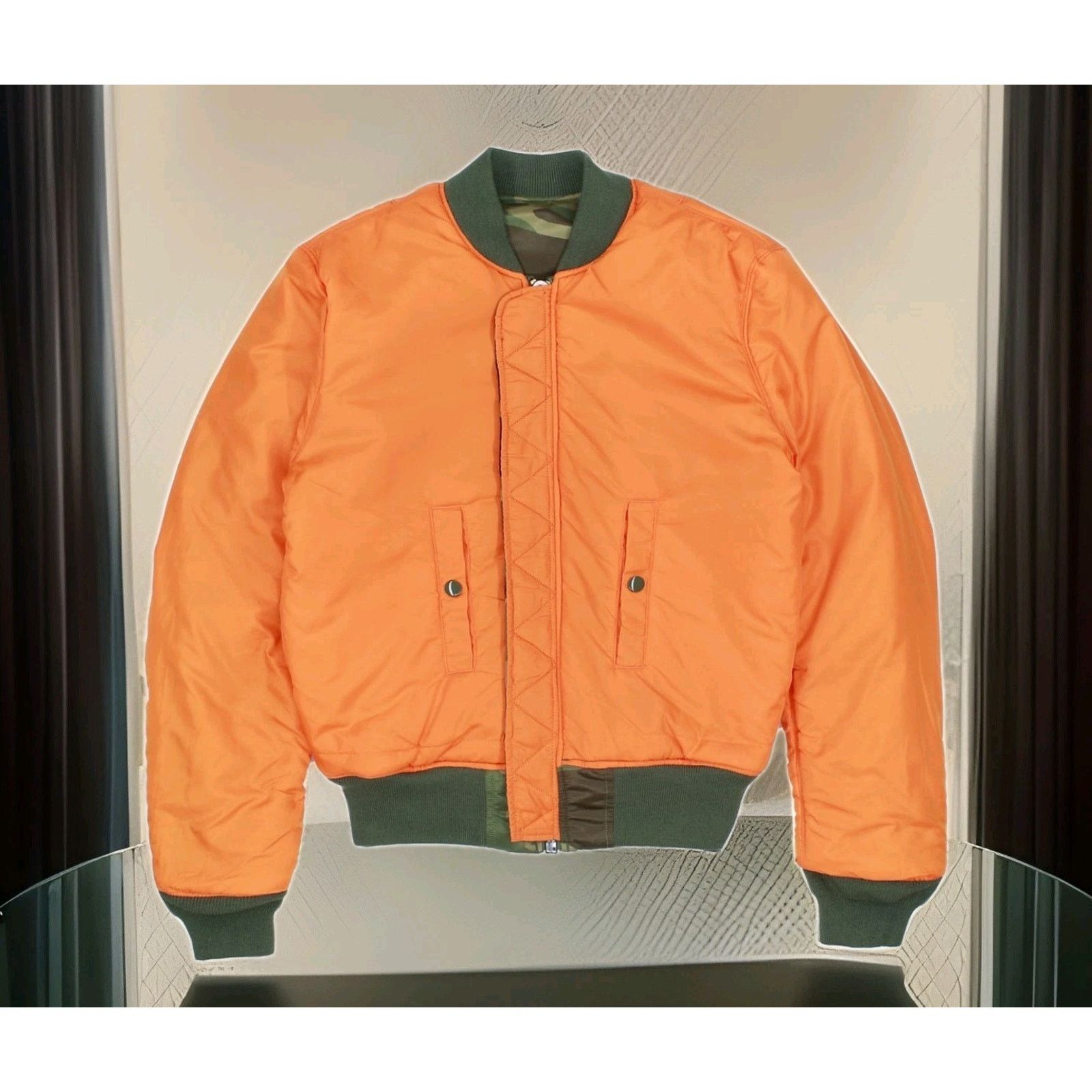 Alpha Industries Alpha Industries MA-1 Flyers Flight Bomber Slim-Fit Jacket Size US L / EU 52-54 / 3 - 7 Thumbnail