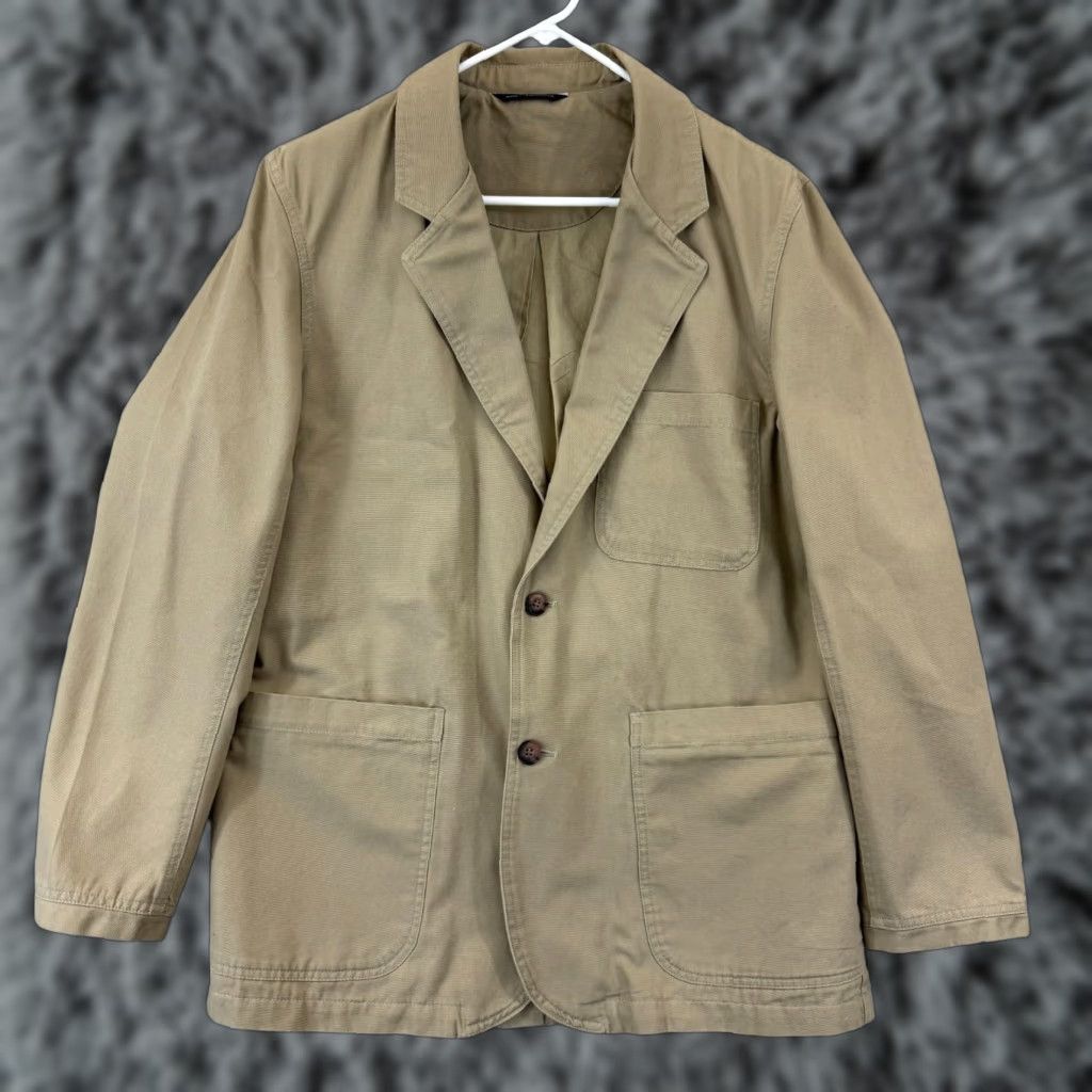 Vintage Duluth Trading Blazer Mens Medium Beige Long Sleeve Jacket Overcoat Casual Workwear Winter Everyday Size US M / EU 48-50 / 2 - 1 Thumbnail