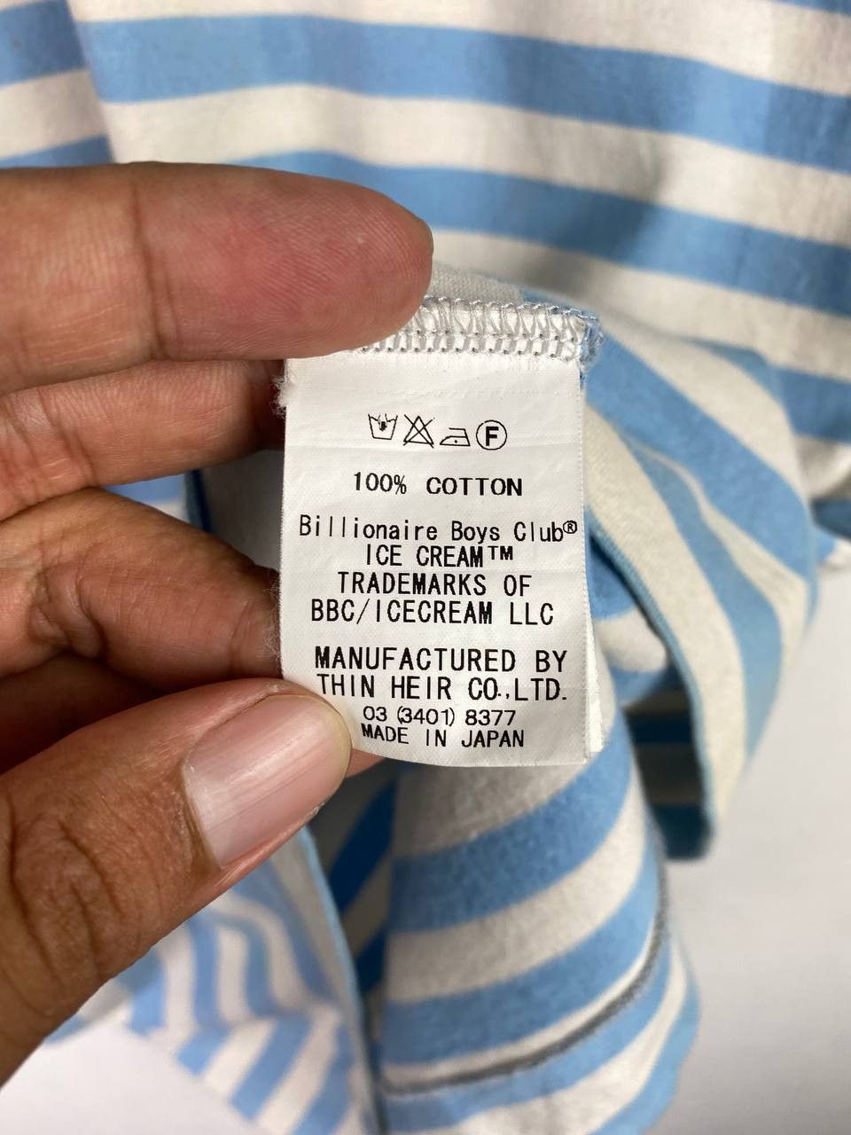 Billionaire Boys Club vintage billionaire boys club striped tee nice design Size US L / EU 52-54 / 3 - 7 Thumbnail