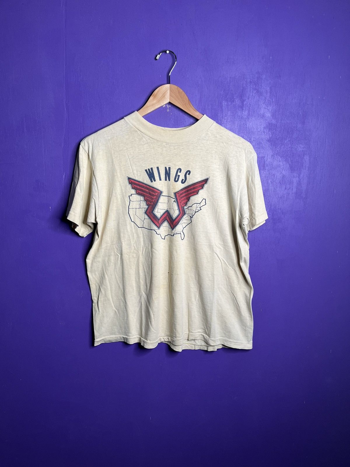 Band Tees × Vintage Vintage 70s Wings over America USA tour t-shirt Size US M / EU 48-50 / 2 - 1 Thumbnail
