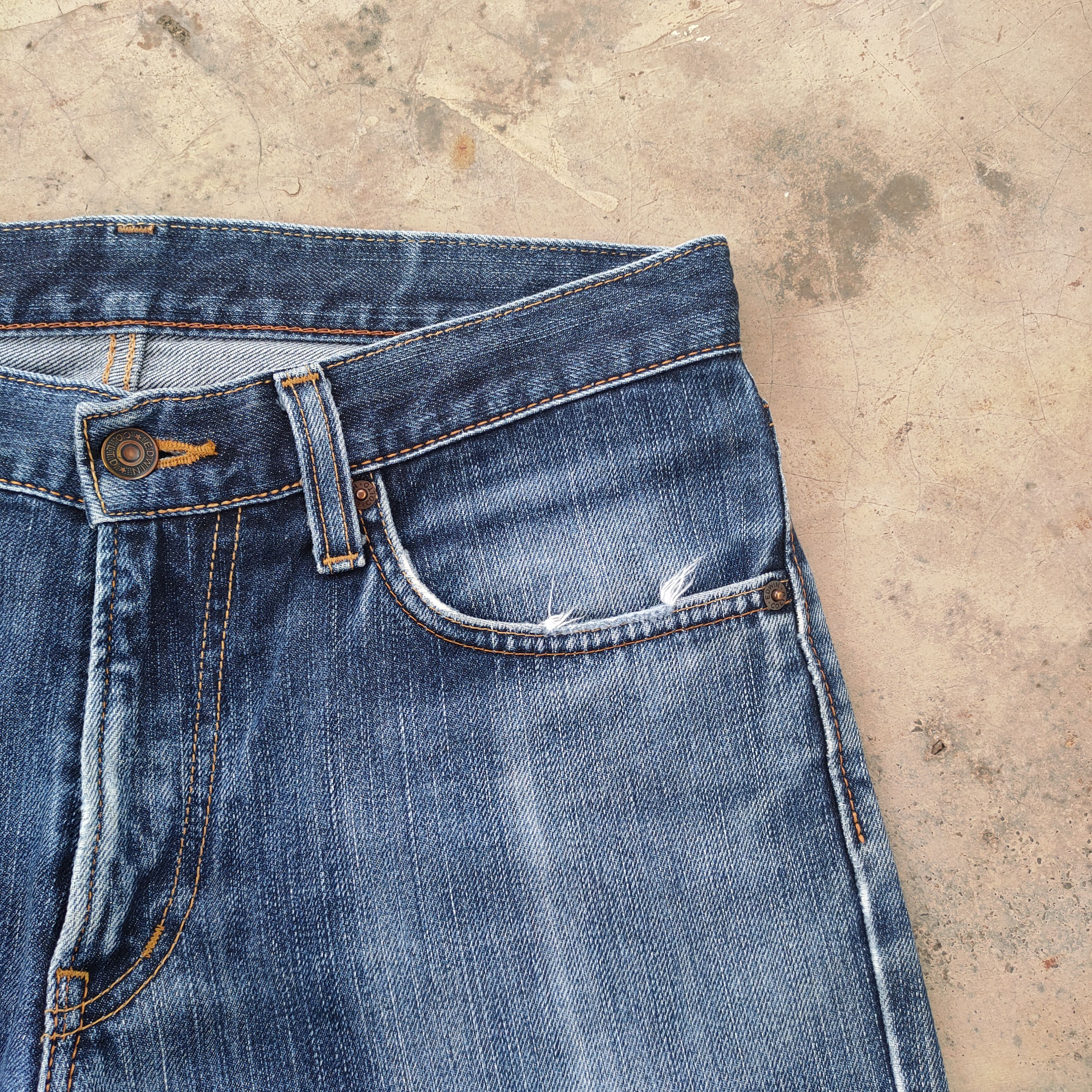 Edwin VINTAGE EDWIN FADED DISTRESSED JEANS DENIM PANTS Size US 32 / EU 48 - 8 Thumbnail