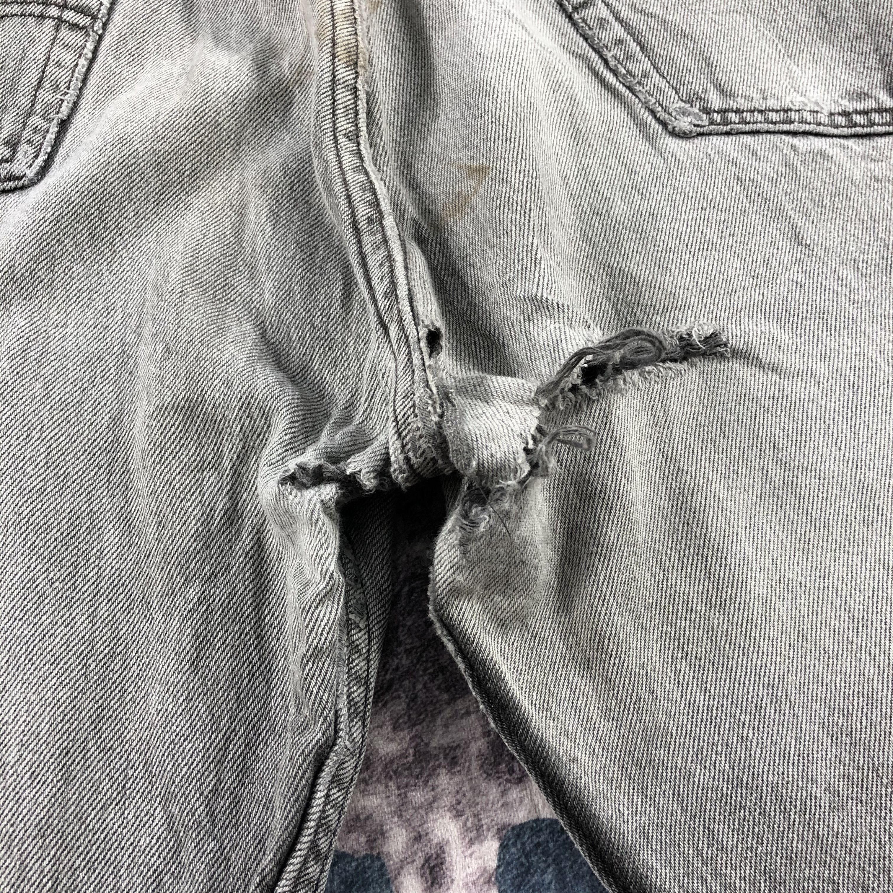 Levi's × Vintage 90s Vintage Faded Black Levis 501 Jeans-JM2390 Size US 40 / EU 56 - 6 Thumbnail