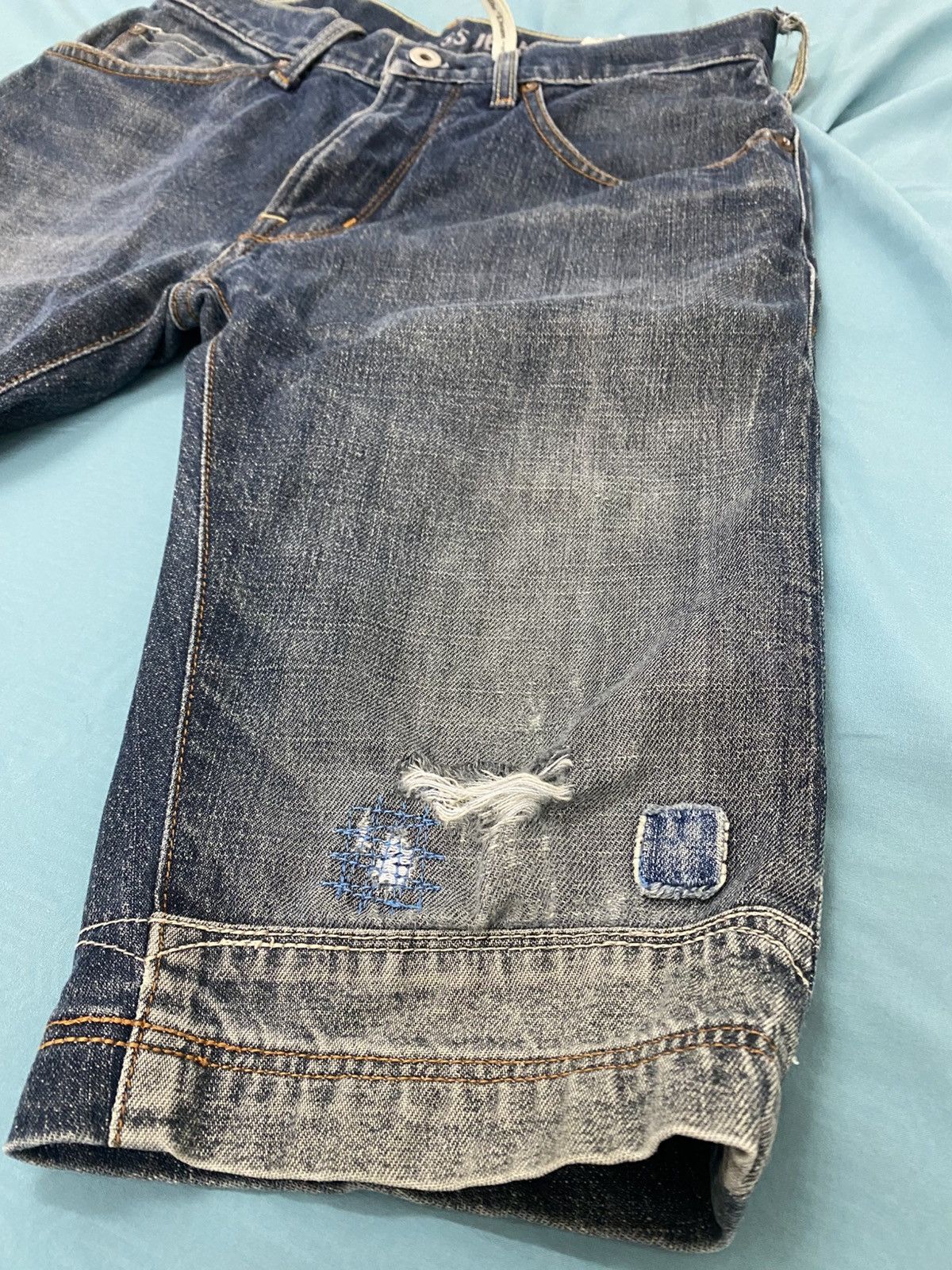 Guess × Jean × Vintage Vintage Custom Guess Jeans Size US 29 - 3 Thumbnail
