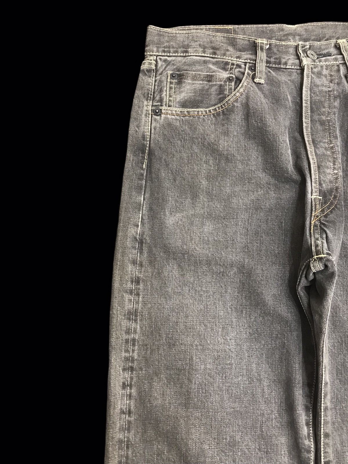 Japanese Brand 💥DENIM💥LANTIKI JAPAN SELVEDGE BIKER JEANS F41 Size US 31 - 4 Thumbnail