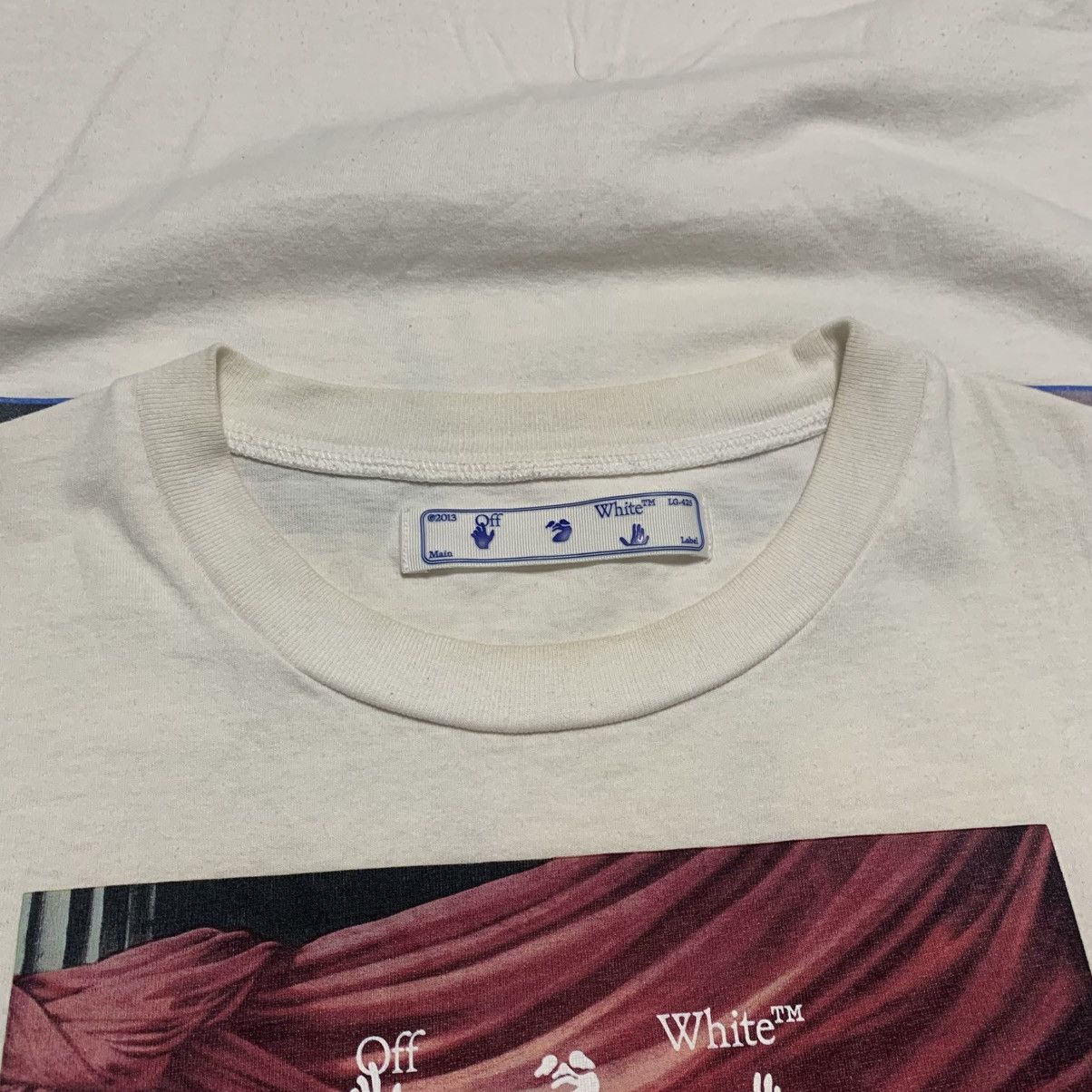 Off-White Off White Medium Caravaggio Arrows White Tee Virgil Abloh Size US M / EU 48-50 / 2 - 5 Thumbnail