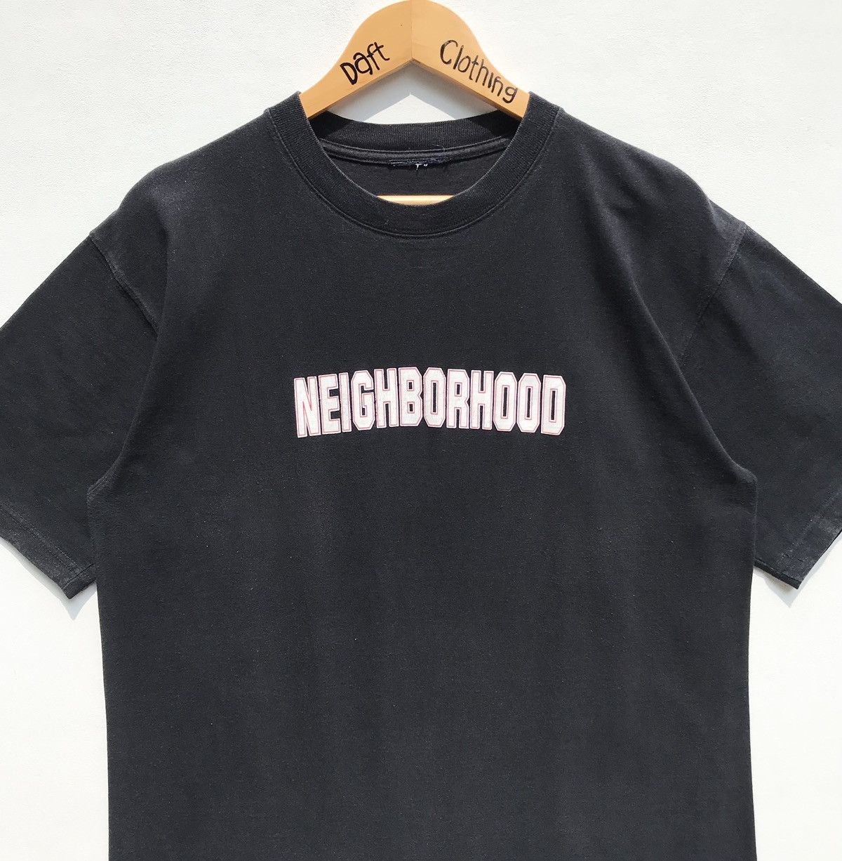 Neighborhood Neigborhood Japan Brand Tee Spellout Neighborhood SunFaded Size US M / EU 48-50 / 2 - 9 Thumbnail