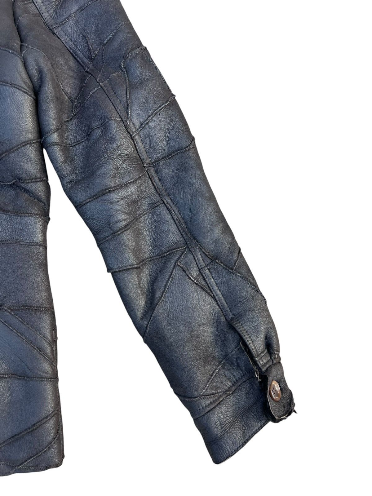 Leather Dope + Drakkar Patchwork Sheepskin Leather Shearling Jacket Size US M / EU 48-50 / 2 - 22 Thumbnail