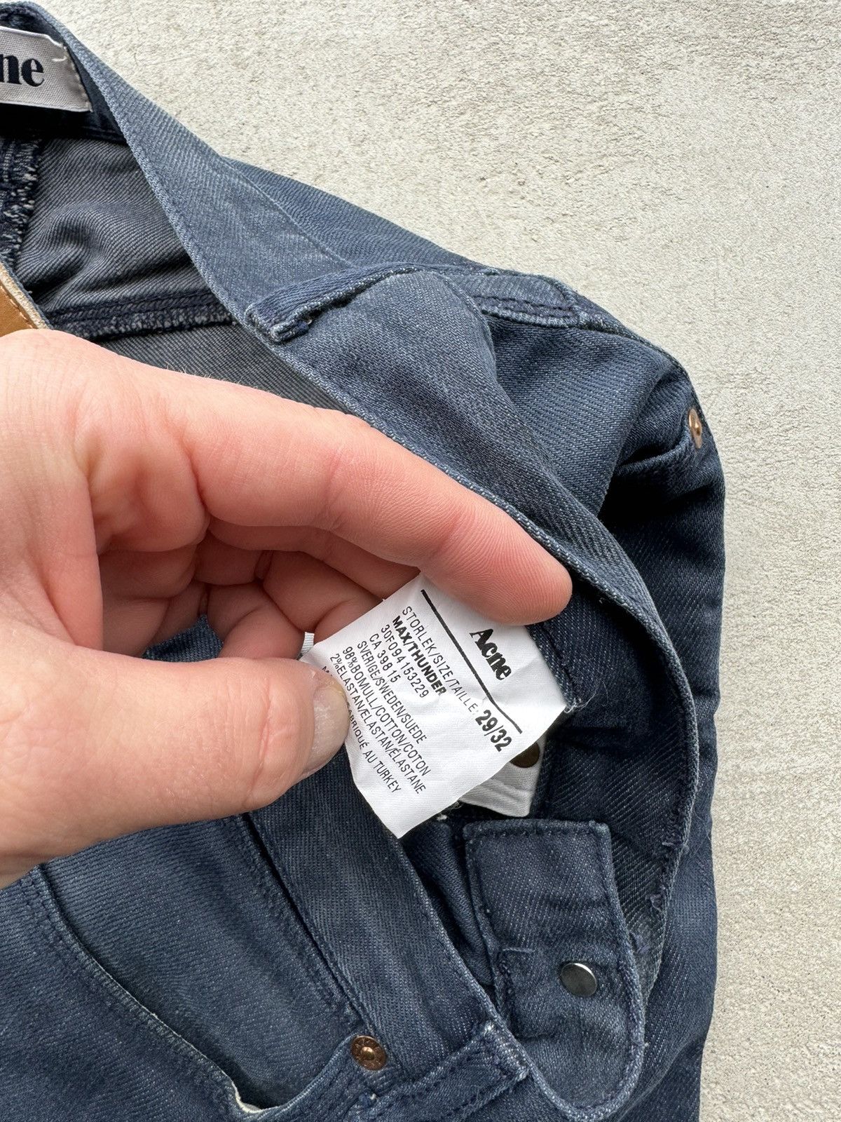 Acne Studios Acne Studios Waxed Pants Size US 29 - 10 Thumbnail