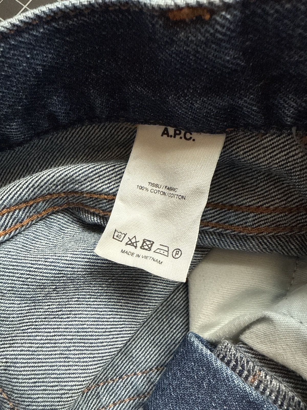 A.P.C. Petit New Standard Jeans - Stone Washed Indigo Size US 27 - 7 Thumbnail