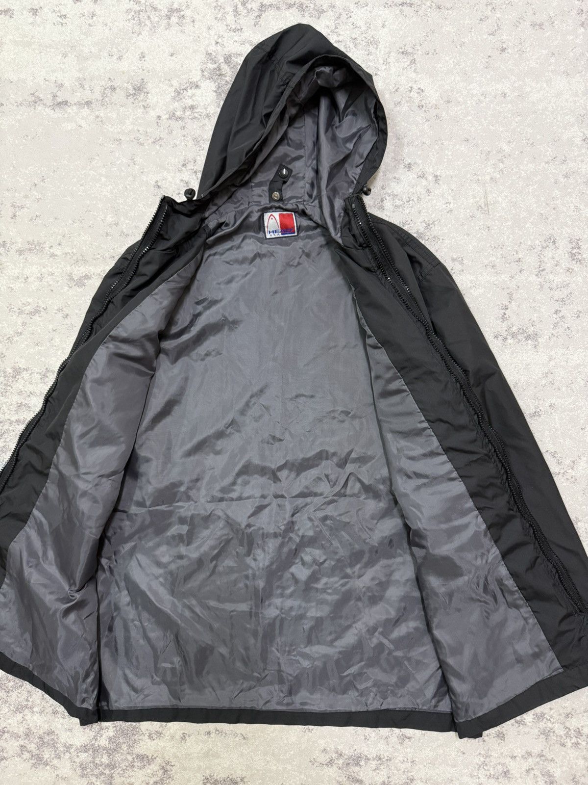 Japanese Brand Head USA utility windbreaker jacket black hooded Size US M / EU 48-50 / 2 - 8 Thumbnail