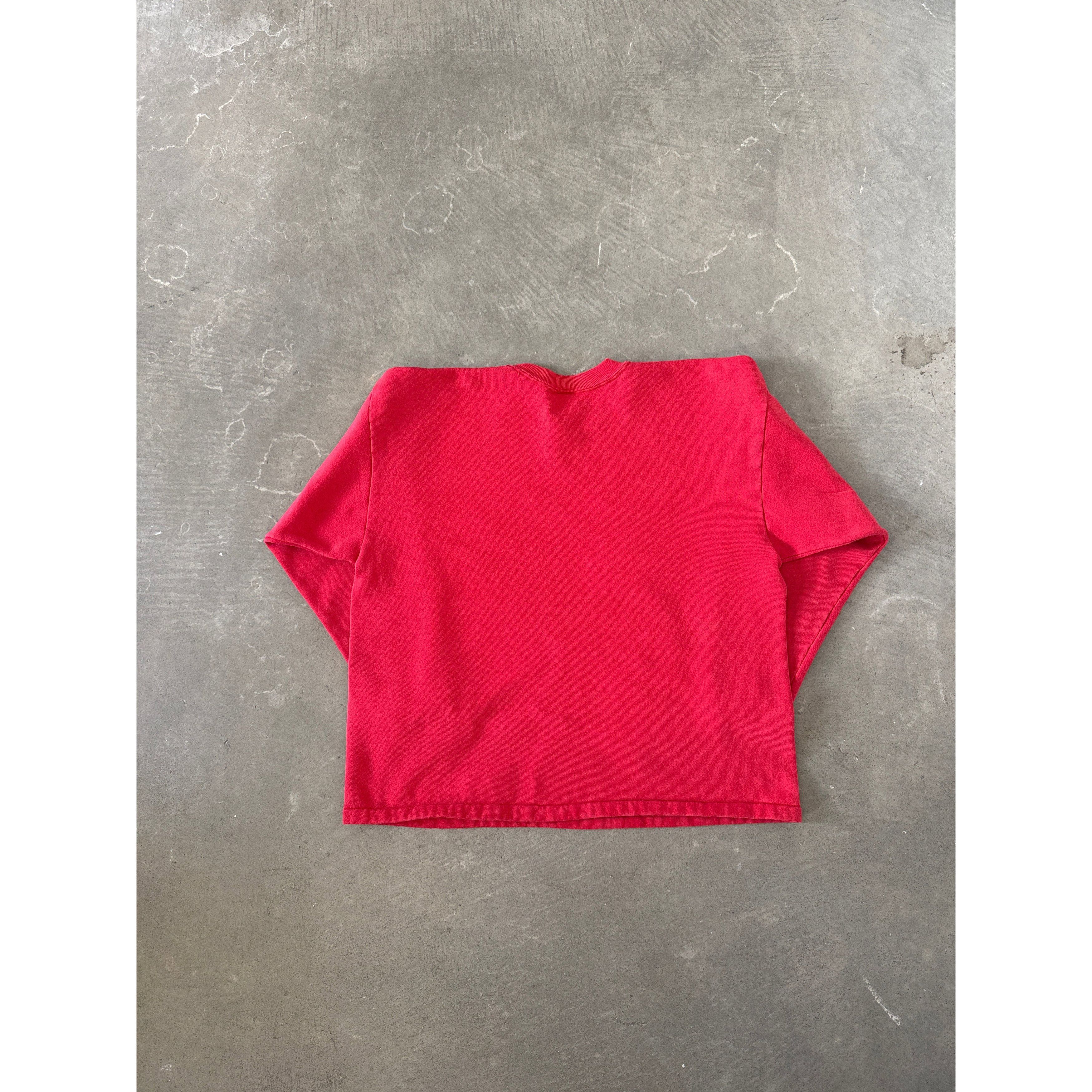 Guess Vintage 1989 Guess USA Goes First Class Cropped Sweatshirt Size US S / EU 44-46 / 1 - 5 Thumbnail