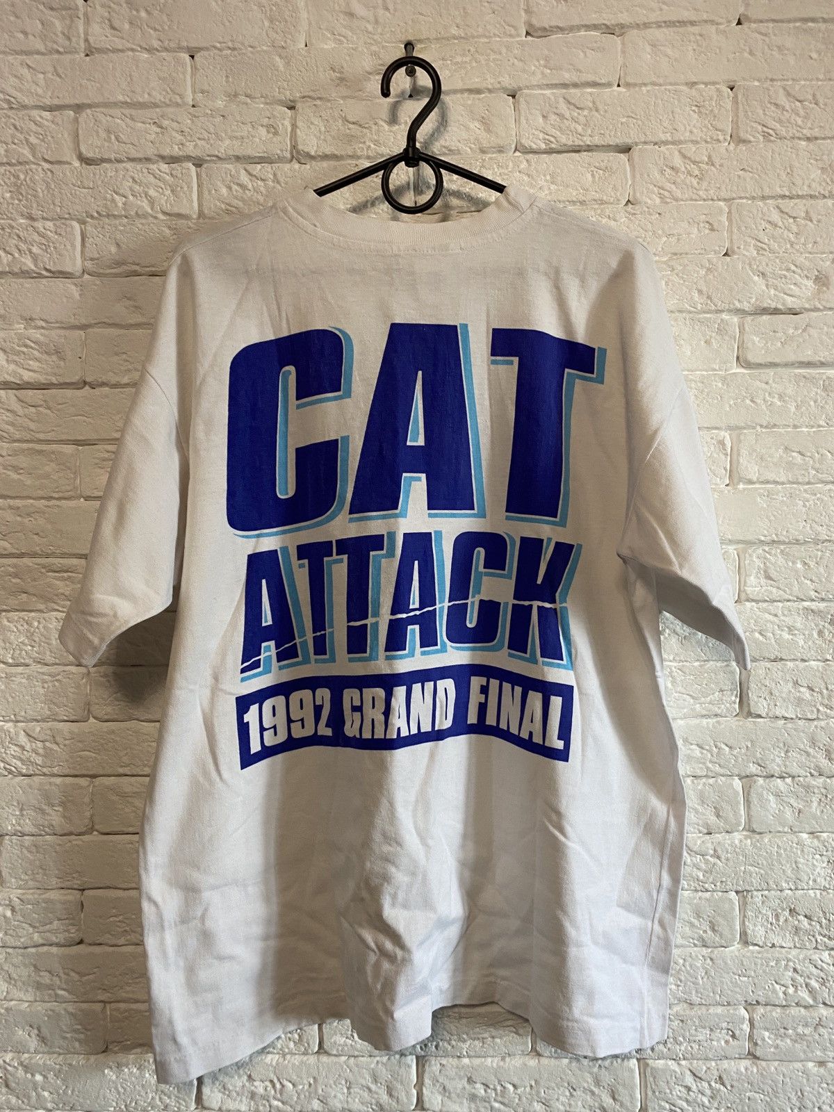 Vintage Vintage T-shirt 1992 Grand Final Cat Attack Size US XL / EU 56 / 4 - 5 Thumbnail
