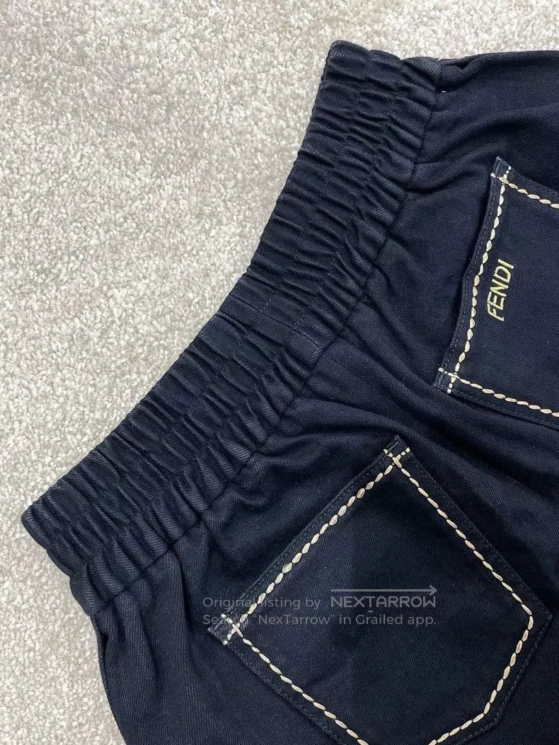 Fendi Fendi Loose Sport Elastic Casual Shorts Size 26" / US 2 / IT 38 - 4 Thumbnail