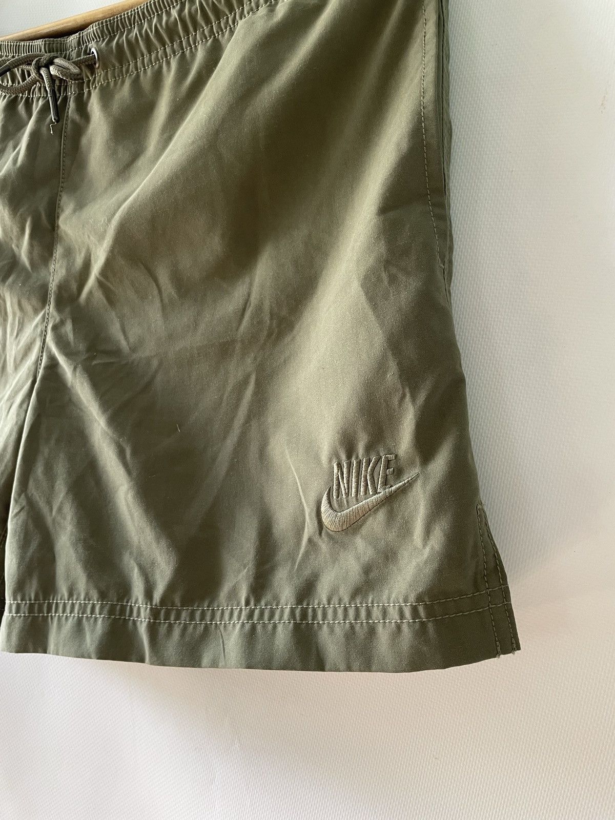 Nike × Vintage Nike vintage sports khaki shorts Size US 32 / EU 48 - 3 Thumbnail