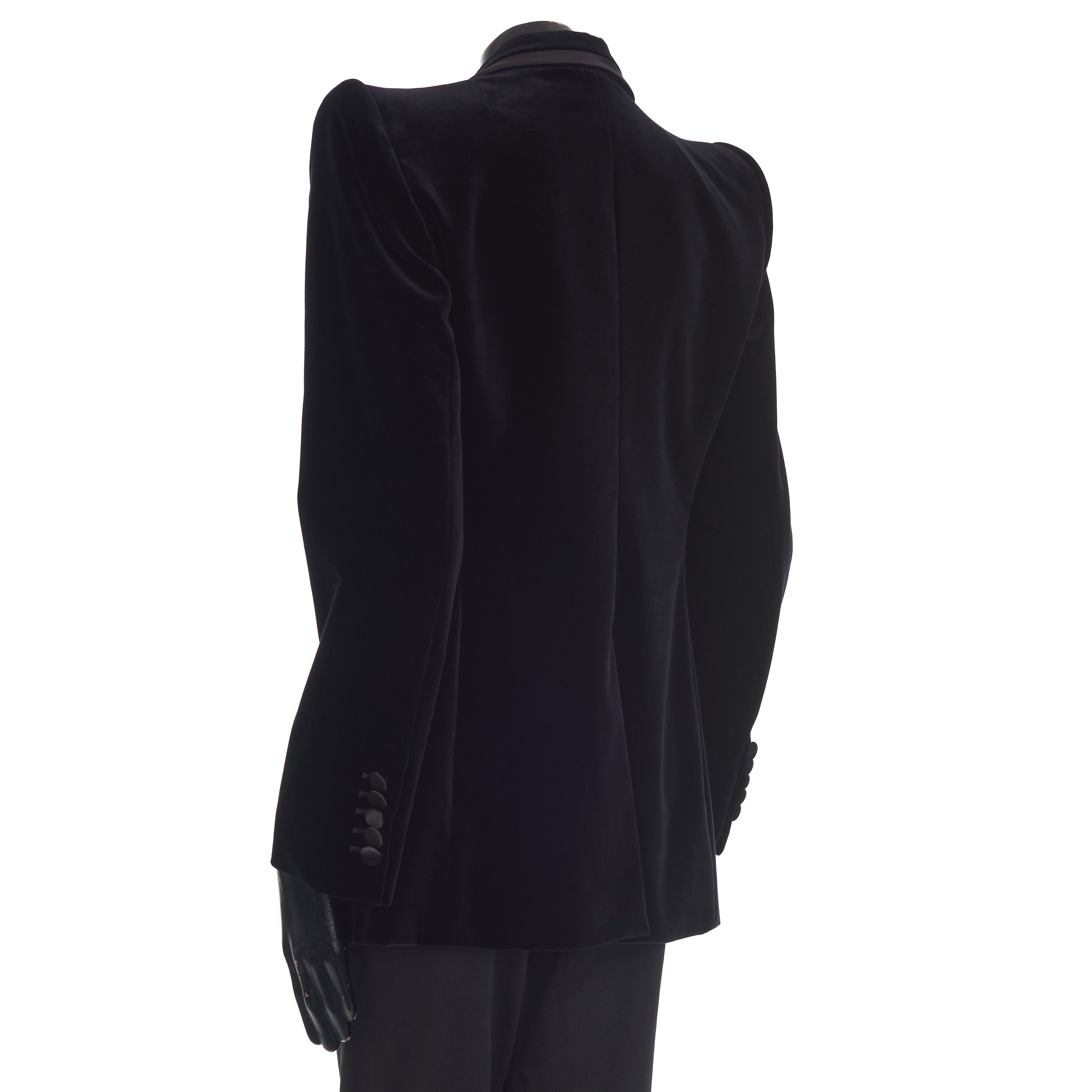 Gucci Single-breasted Velvet Jacket Size M / US 6-8 / IT 42-44 - 4 Thumbnail
