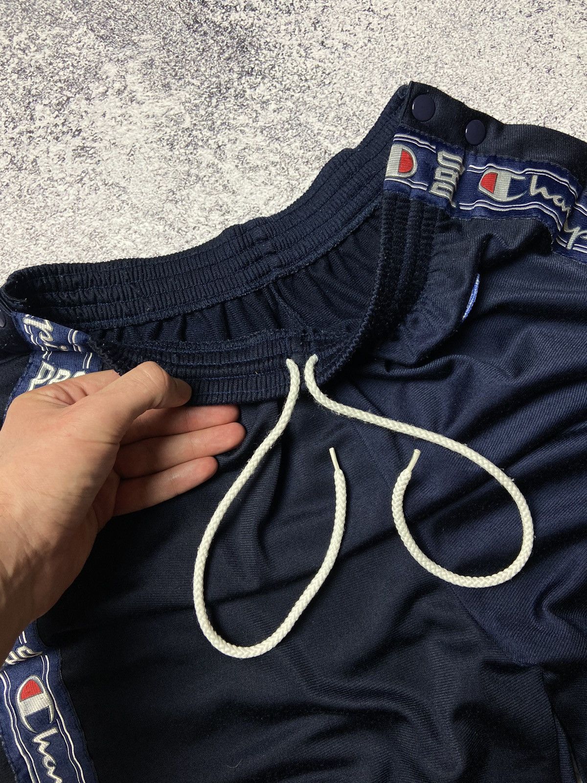 Champion Vintage Champion Sweatpants Logo Stripes Hype Street Style Size US 30 / EU 46 - 6 Thumbnail
