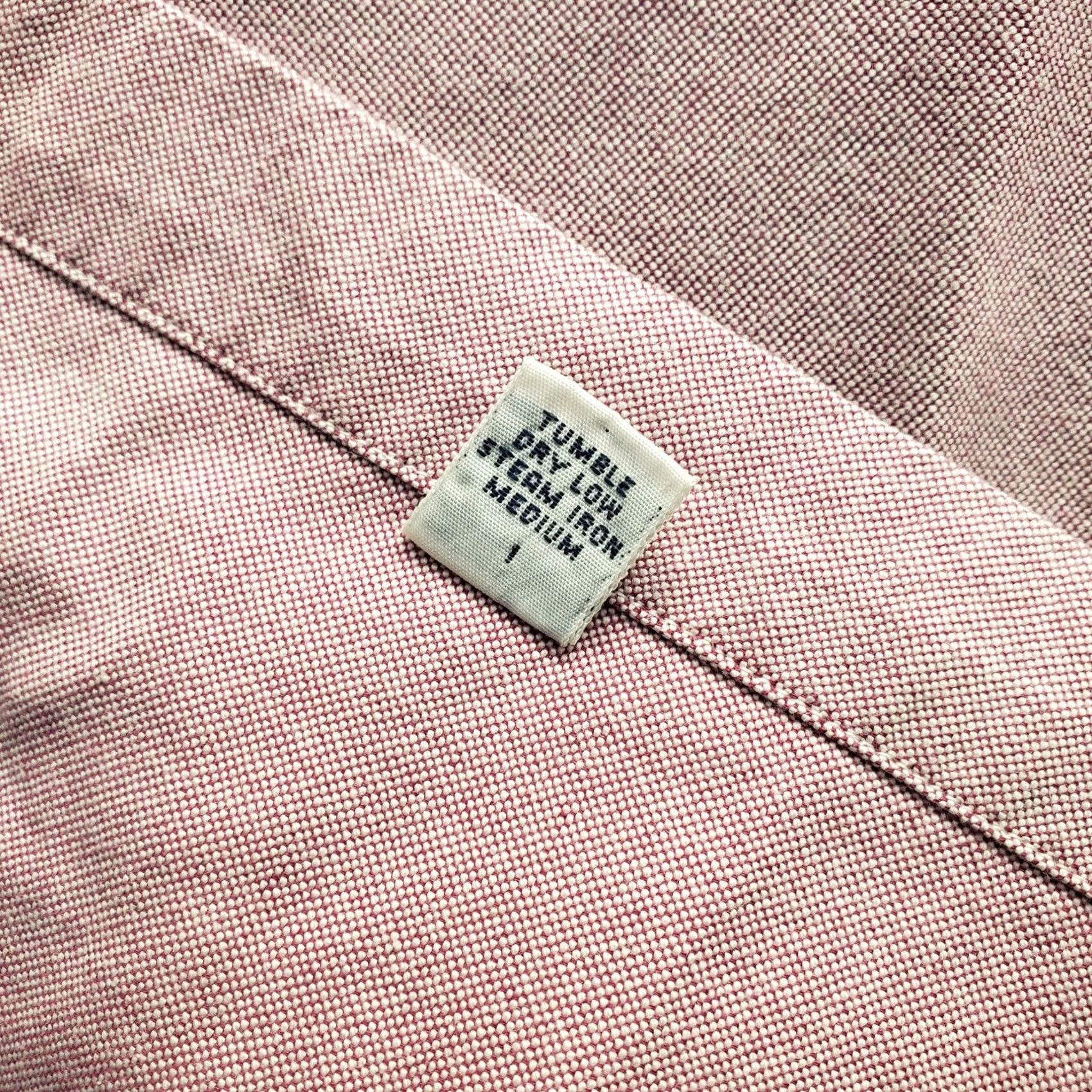 Ralph Lauren Ralph Lauren Mens Dress Shirt 16.5 Pink Regular Fit Button-Down Long Sleeve Shirt (Size: 16.5) Size 46R - 6 Thumbnail