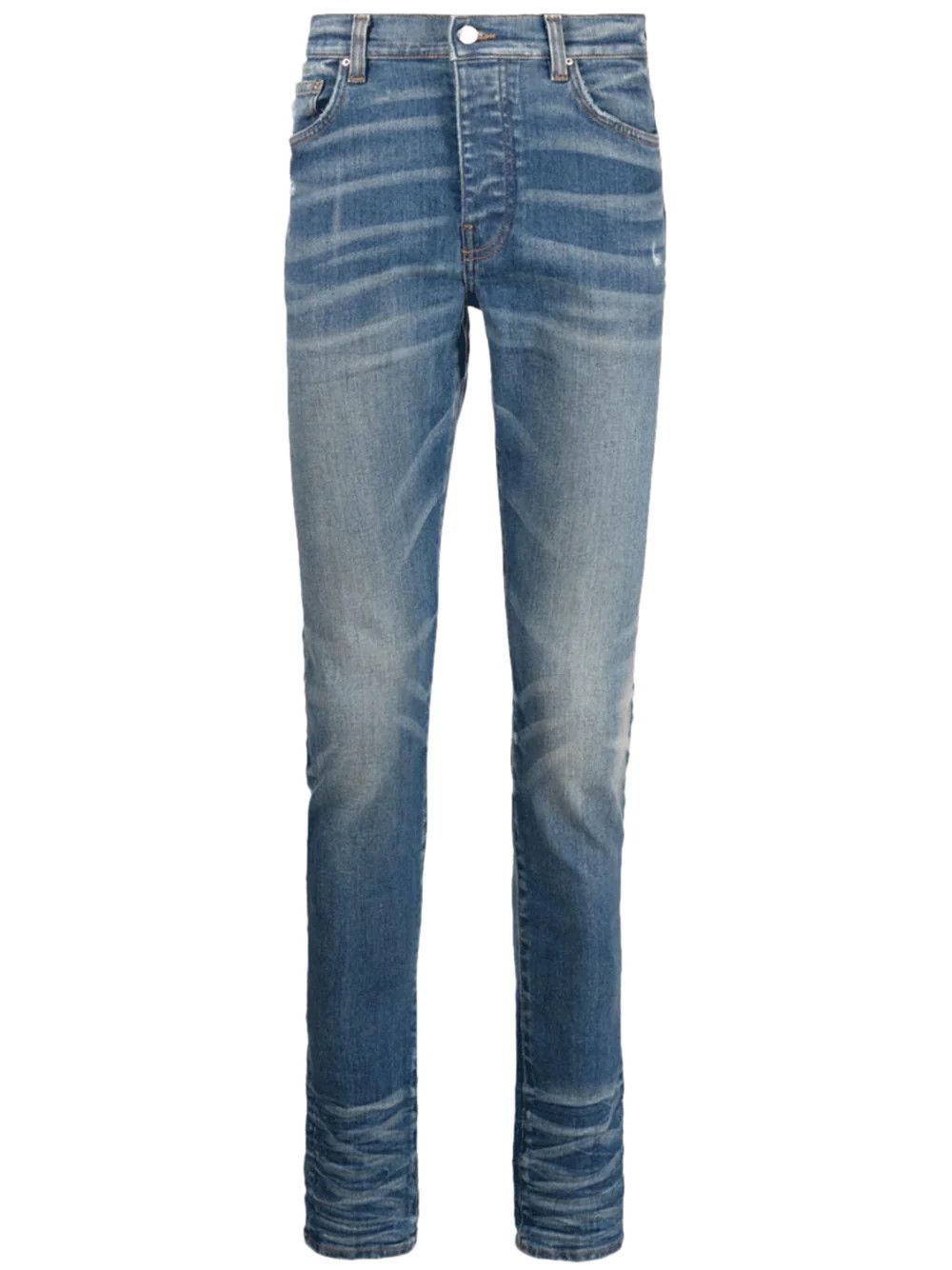 Amiri o1gr1nt0325 Stack Jeans in River Indigo Size US 34 / EU 50 - 1 Thumbnail