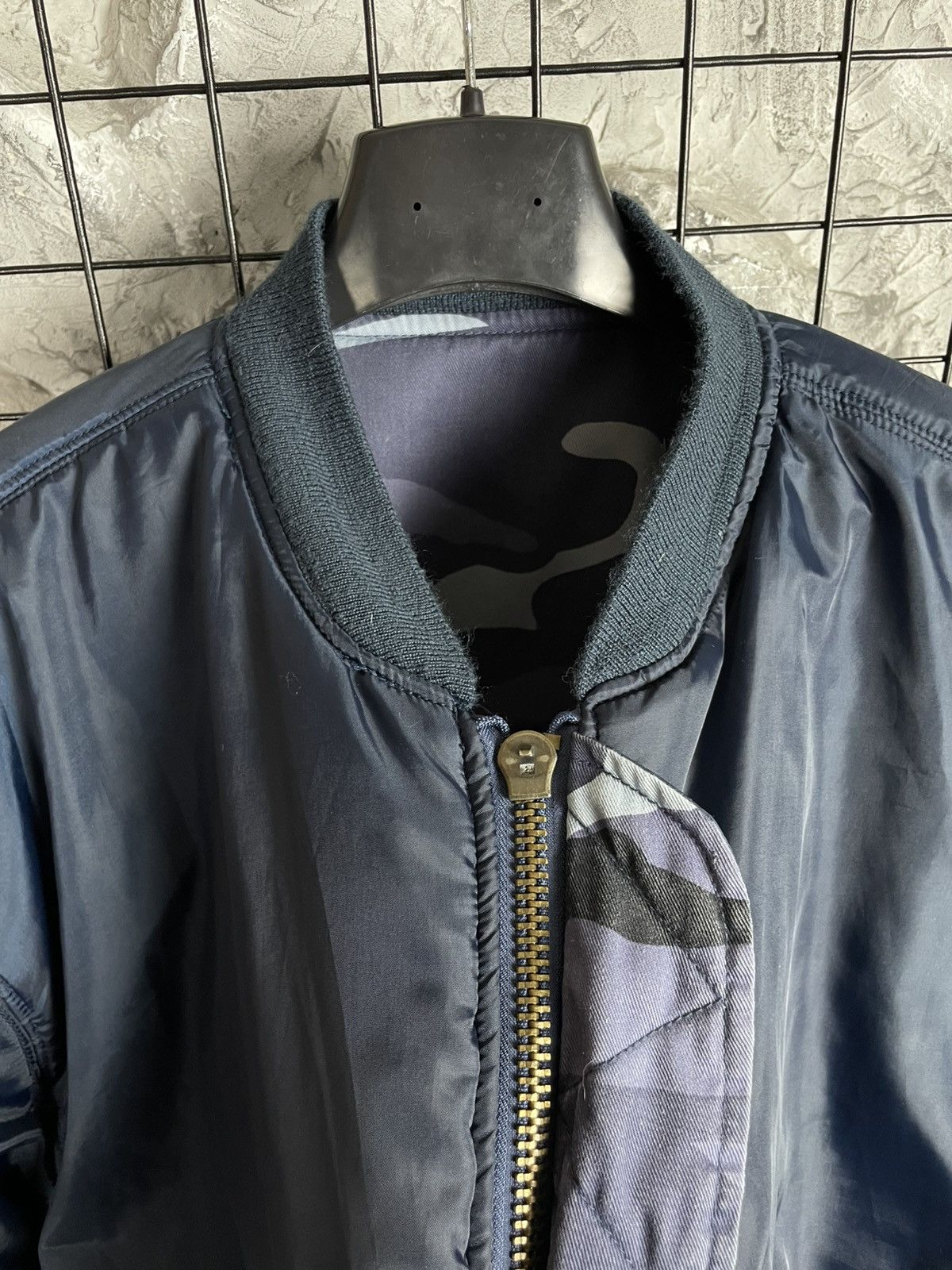 Balenciaga Vintage Reversible Camo /Blue Bomber MA1 Raf Simons Style Size US L / EU 52-54 / 3 - 12 Thumbnail