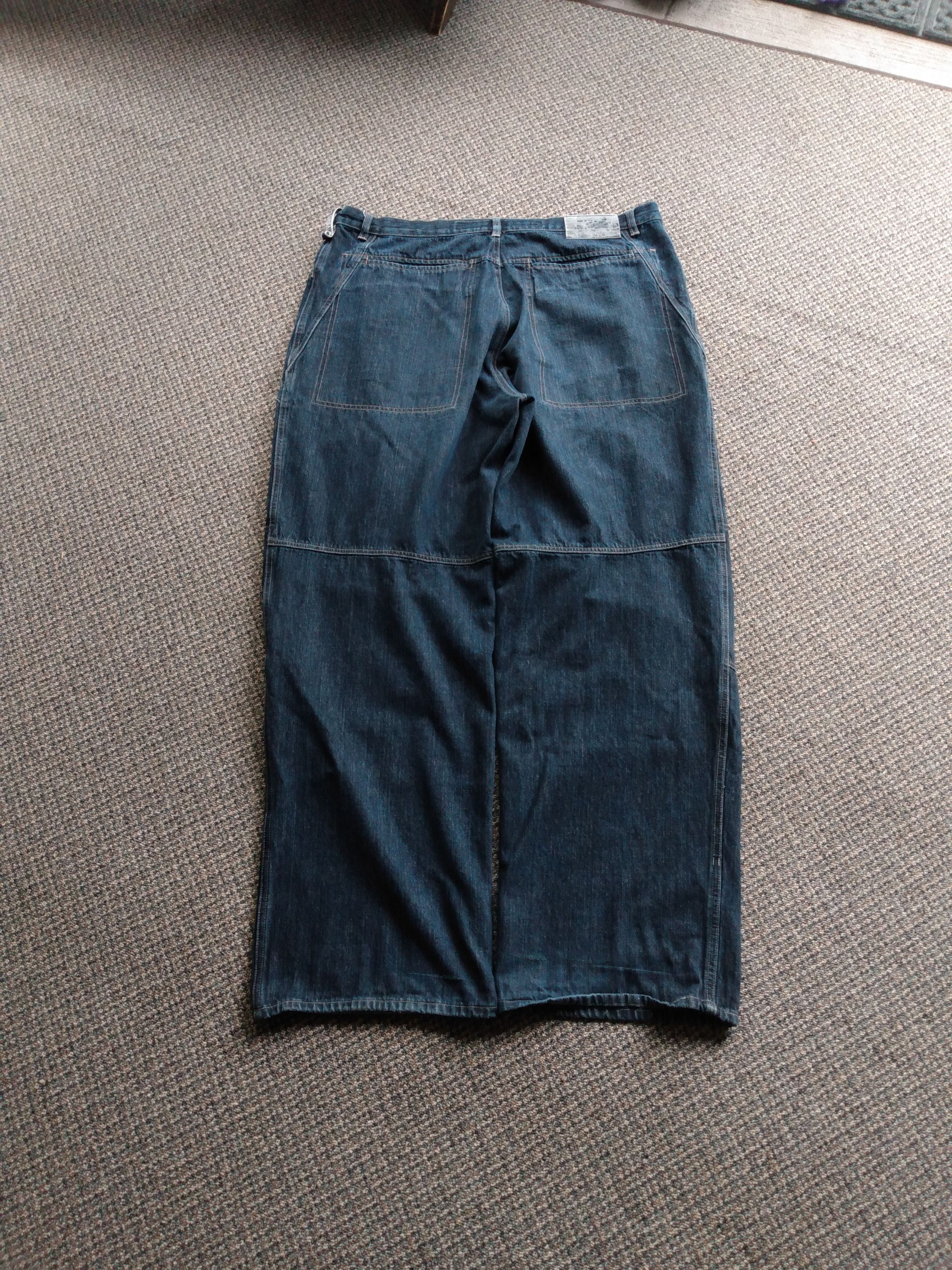 Marithe + Francois Girbaud Mfg girbaud y2k baggy wide leg double knee jeans jnco Size US 42 / EU 58 - 2 Thumbnail