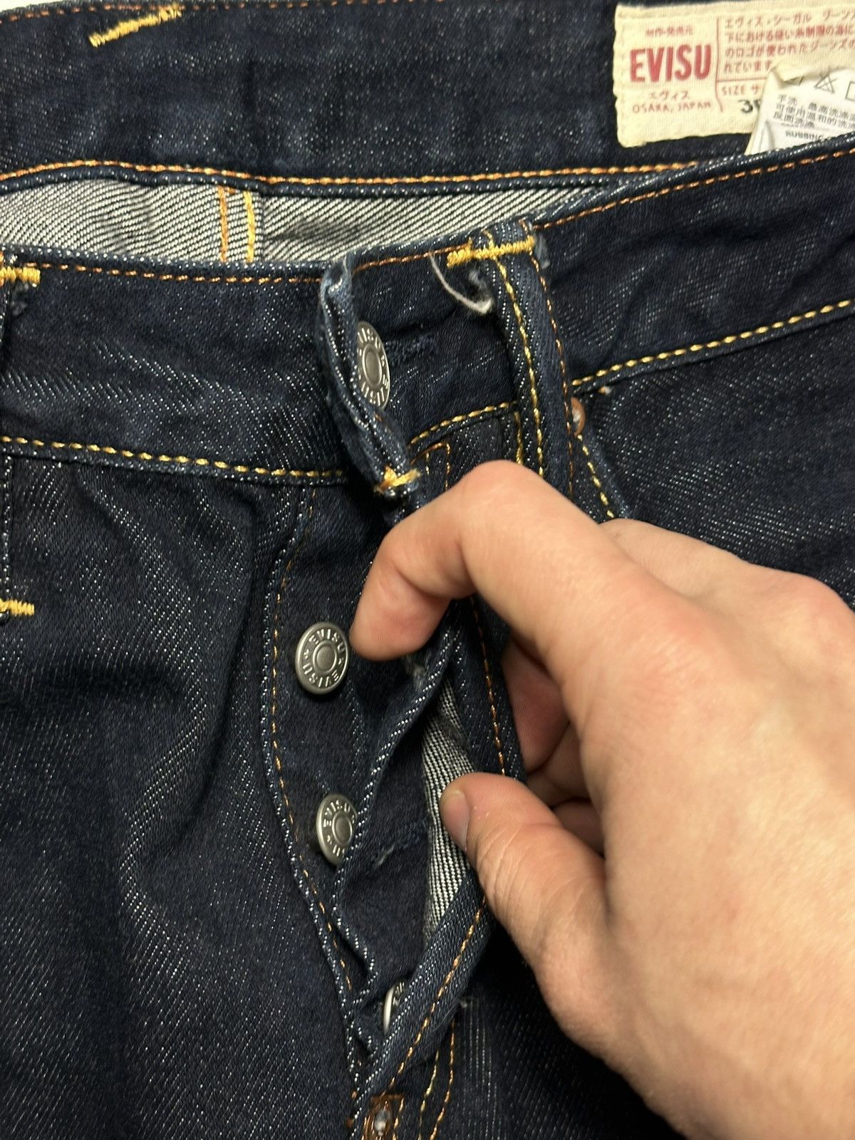 Evisu Vintage Evisu Big Daicock Jeans Size US 30 / EU 46 - 14 Thumbnail