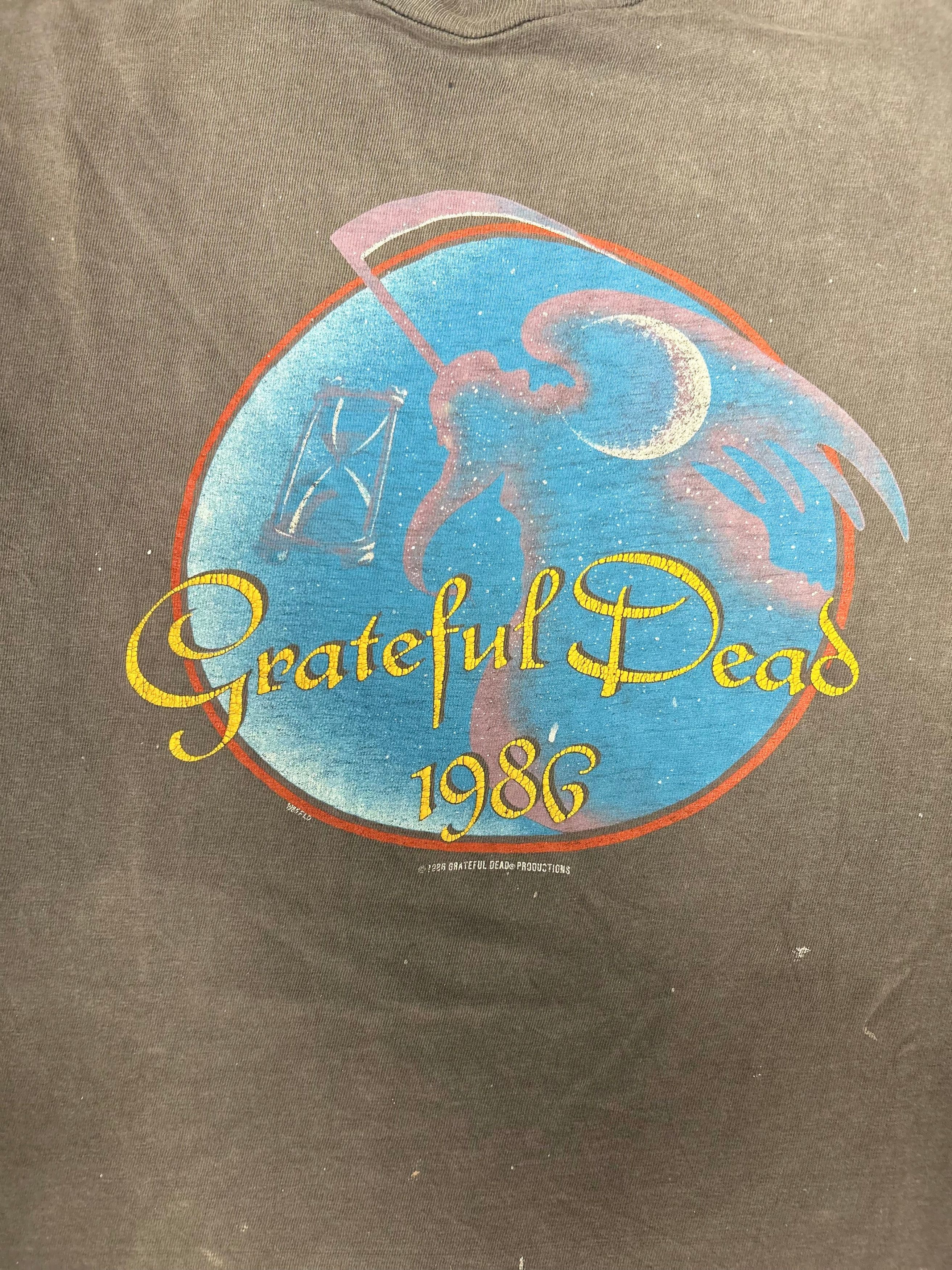 Other 80s Grateful Dead Reaper Thrashed Band T-Shirt Size US L / EU 52-54 / 3 - 3 Thumbnail