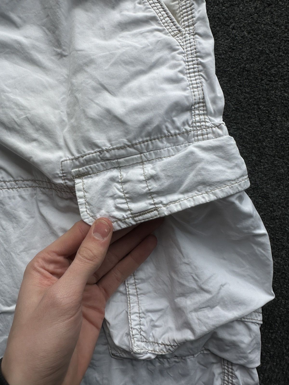 Armani ARMANI JEANS 🚨 CARGO WHITE PANTS LUXURY PANTS MULTIPOCKET Size US 32 / EU 48 - 9 Thumbnail