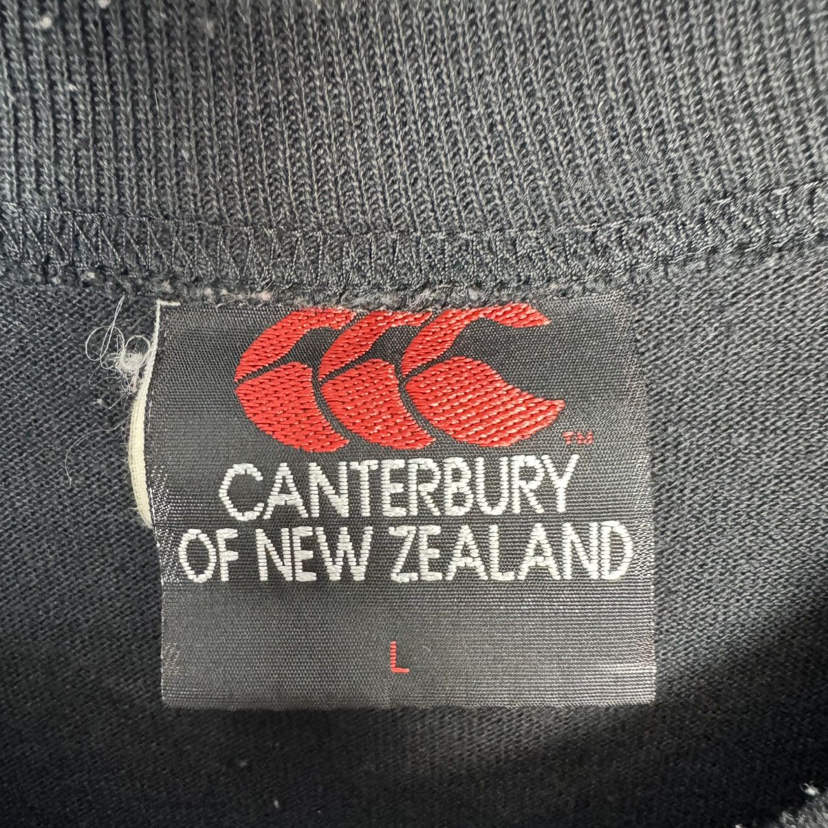 Vintage NEW ZEALAND 1992 1994 RUGBY T-SHIRT SINGLE STITCH CANTERBURY Size US L / EU 52-54 / 3 - 3 Thumbnail