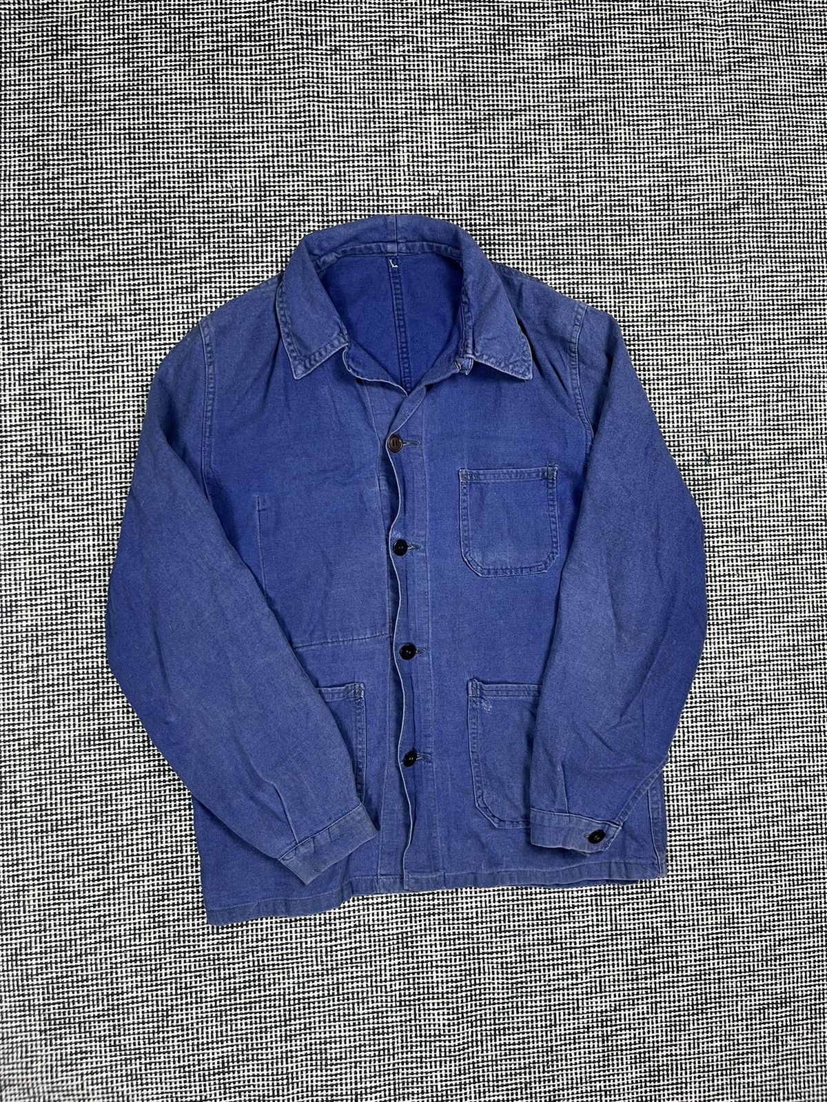ジャケット・アウター 60's LABOUREUR French Cyclist Jacket original-1960s-french-blue-